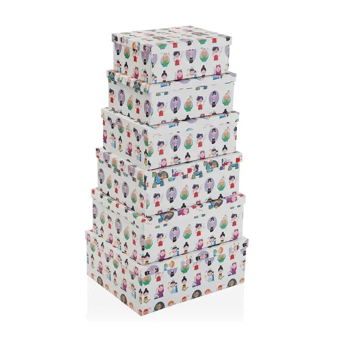 Jeu de caisses de rangement empilables versa 35 x 16 5 x 43 cm_8565. DIAYTAR COTE D'IVOIRE - Votre Passage vers l'Exceptionnel. Naviguez à travers notre sélection minutieuse et découvrez des articles qui apportent une touche spéciale à chaque instant de votre vie.