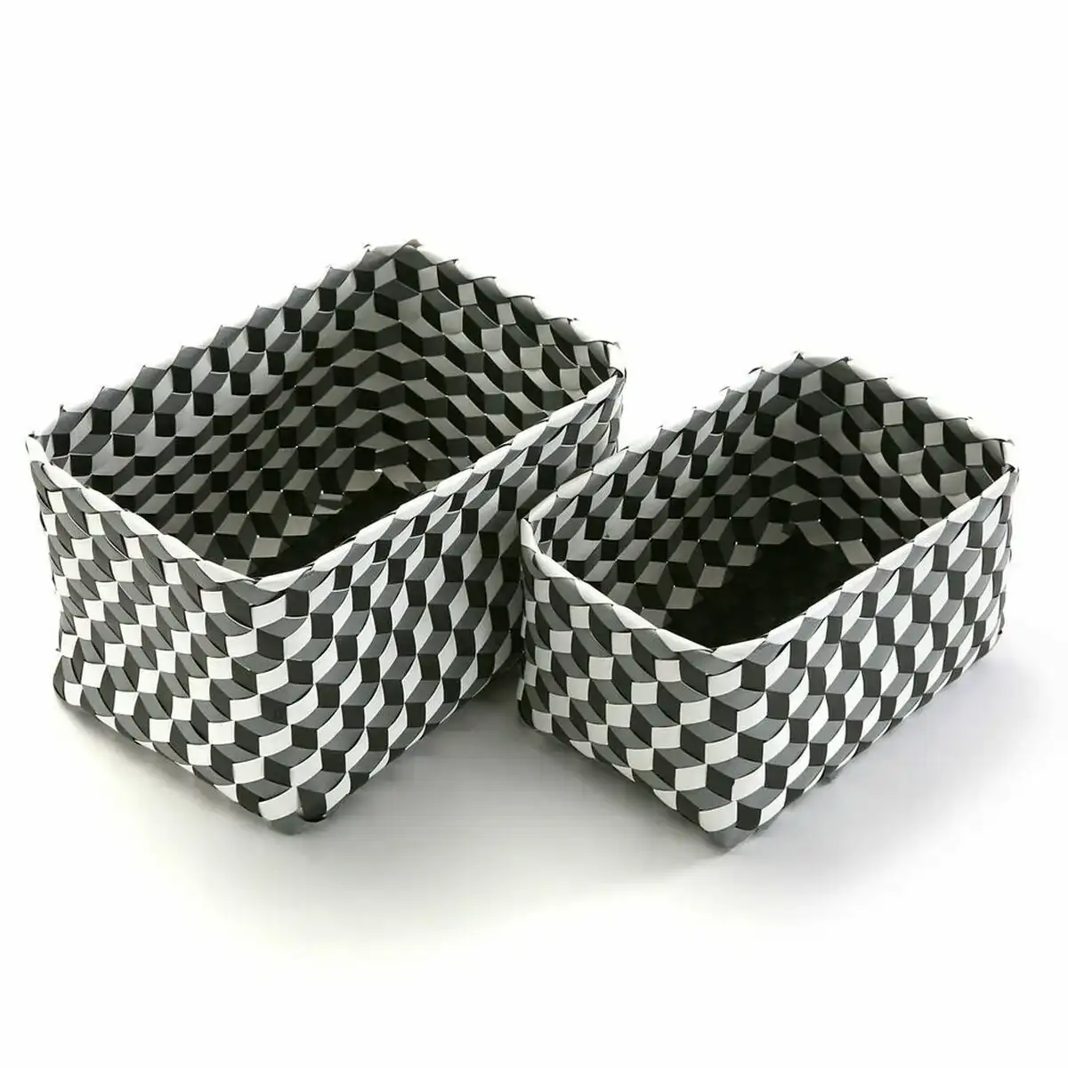 Jeu de caisses de rangement empilables versa polypropylene 2 pieces fusion 23 x 20 x 33 cm _2200. DIAYTAR COTE D'IVOIRE - Où Chaque Détail Compte. Naviguez à travers notre gamme variée et choisissez des articles qui ajoutent une touche spéciale à votre quotidien, toujours avec qualité et style.