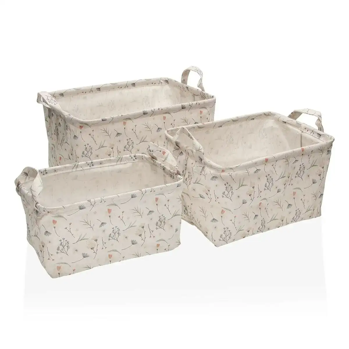 Jeu de caisses de rangement empilables versa rec lili polyester fusion 3 pieces_5009. DIAYTAR COTE D'IVOIRE - Là où Chaque Produit Est une Trouvaille. Parcourez notre catalogue diversifié et découvrez des articles qui enrichiront votre quotidien, du pratique à l'insolite.