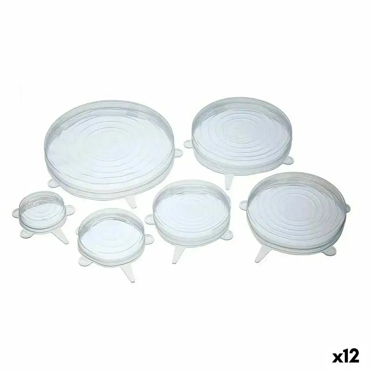 Jeu de couvercles de cuisine reutilisables et reglables transparent silicone 12 unites _1309. DIAYTAR COTE D'IVOIRE - Votre Portail Vers l'Exclusivité. Explorez notre boutique en ligne pour découvrir des produits uniques et raffinés, conçus pour ceux qui recherchent l'excellence.