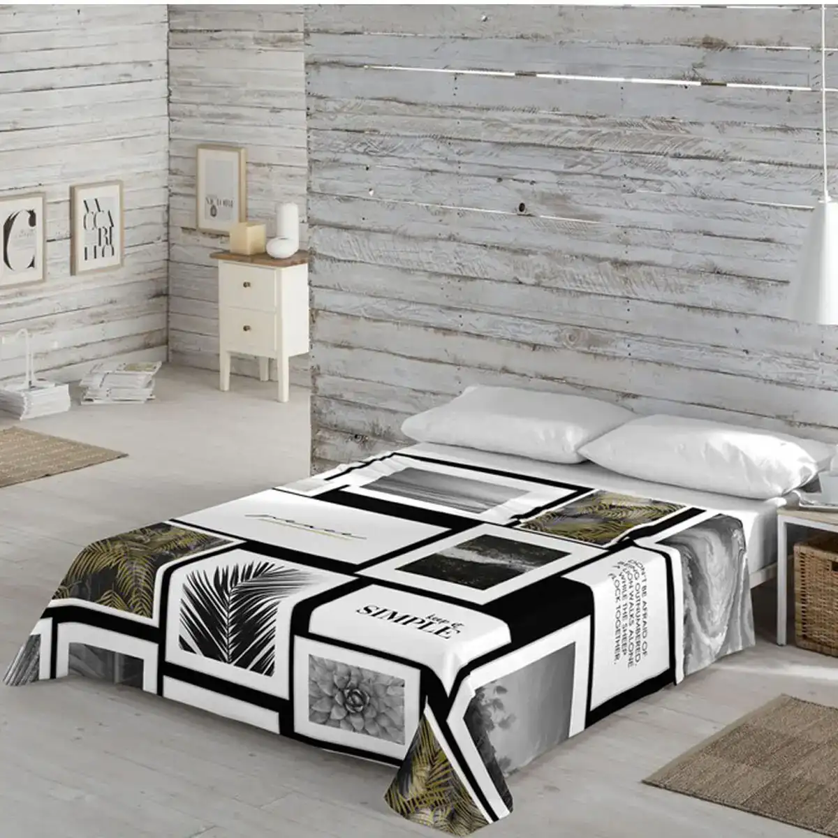 Jeu de draps naturals belice_2901. Bienvenue chez DIAYTAR COTE D'IVOIRE - Là où les Désirs Prendent Vie. Explorez notre boutique en ligne et laissez-vous séduire par des articles qui font écho à vos aspirations et à votre style unique.