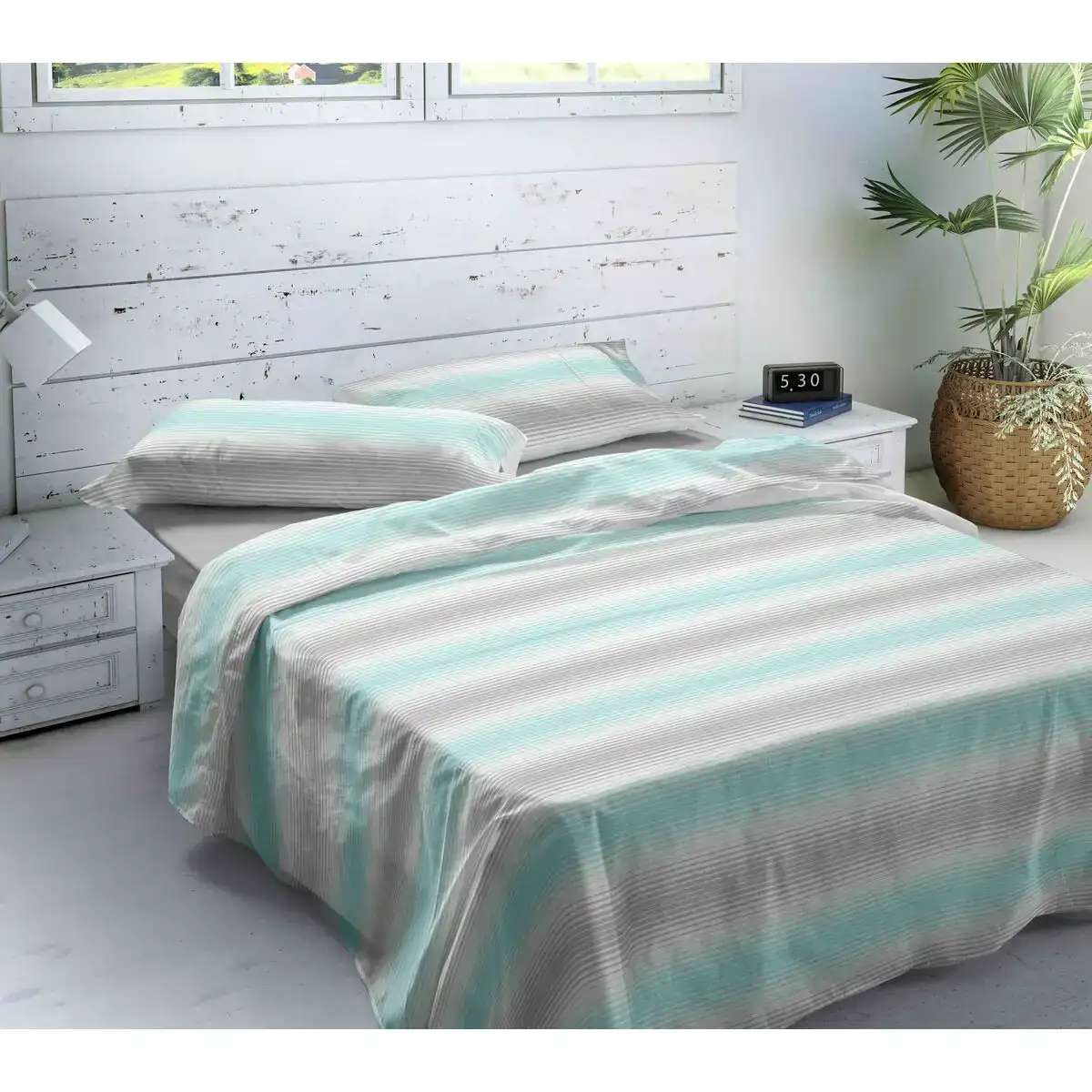 Jeu de draps naturals volga lit 1 persone _3291. DIAYTAR COTE D'IVOIRE - Où Choisir Devient une Expression de Soi. Découvrez notre boutique en ligne et trouvez des articles qui révèlent votre personnalité et votre style.