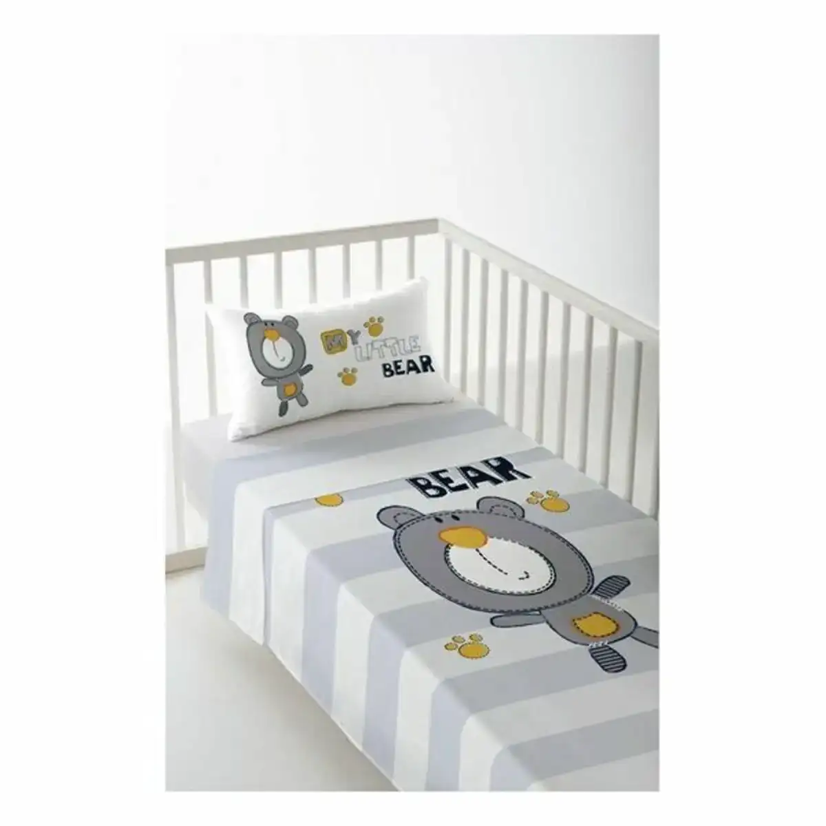 Jeu de draps pour berceau cool kids alexander_9129. DIAYTAR COTE D'IVOIRE - L'Art de Choisir, l'Art de Vivre. Parcourez notre boutique en ligne et choisissez parmi des produits de qualité qui ajoutent de l'élégance à votre quotidien.
