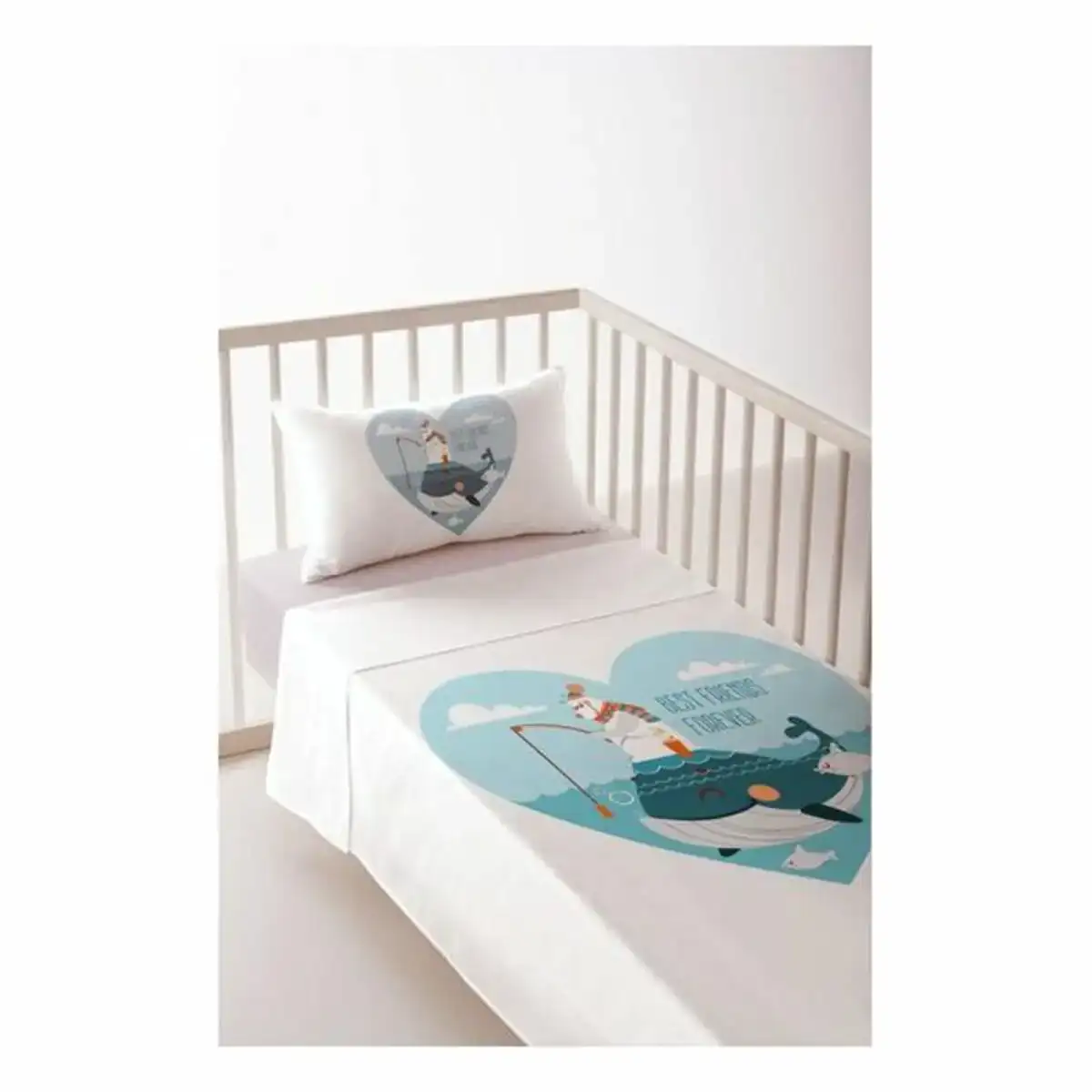 Jeu de draps pour berceau cool kids lucas_4351. DIAYTAR COTE D'IVOIRE - Votre Passage vers le Chic et l'Élégance. Naviguez à travers notre boutique en ligne pour trouver des produits qui ajoutent une touche sophistiquée à votre style.