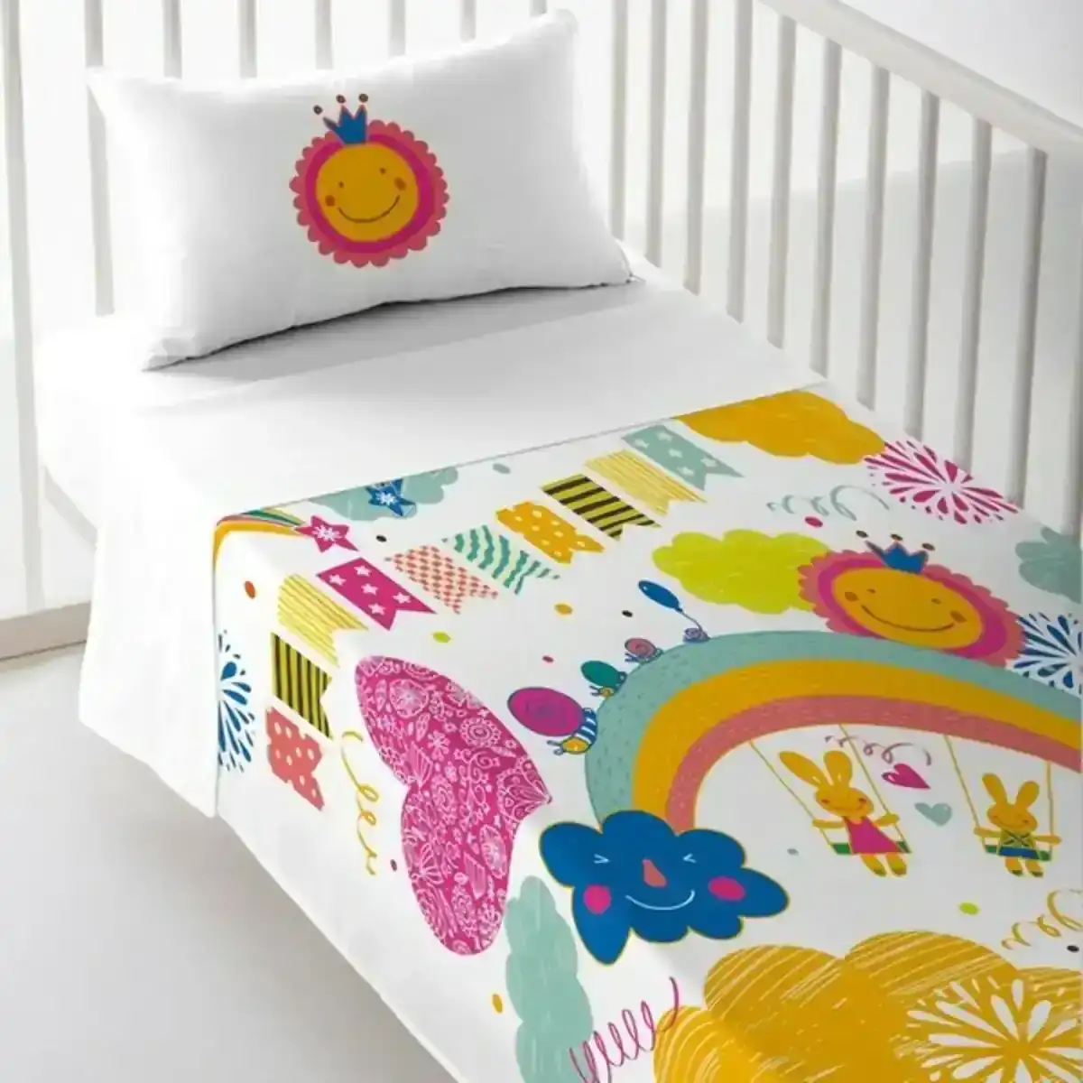 Jeu de draps pour berceau cool kids silvina_8363. Entrez dans l'Univers de DIAYTAR COTE D'IVOIRE - Où le Choix Rencontre l'Authenticité. Explorez nos rayons virtuels et trouvez des produits qui incarnent la richesse de notre culture.