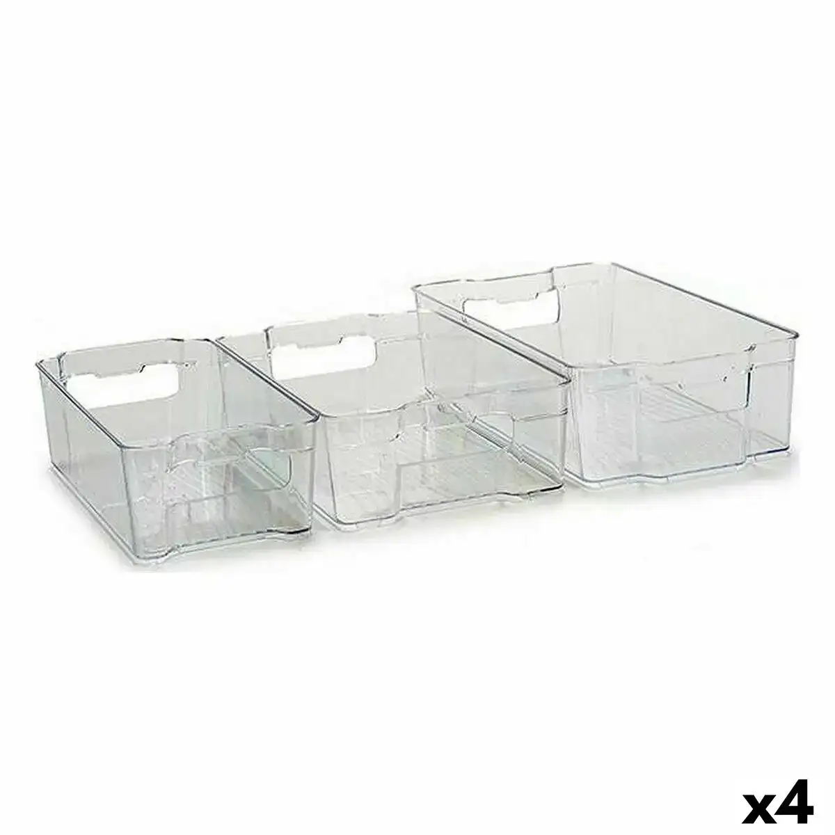 Jeu de plateaux organisateurs frigo 3 pieces transparent plastique 4 unites _7998. DIAYTAR COTE D'IVOIRE - Là où la Tradition Devient Tendance. Naviguez à travers notre boutique en ligne et choisissez des produits qui allient l'authenticité au contemporain.