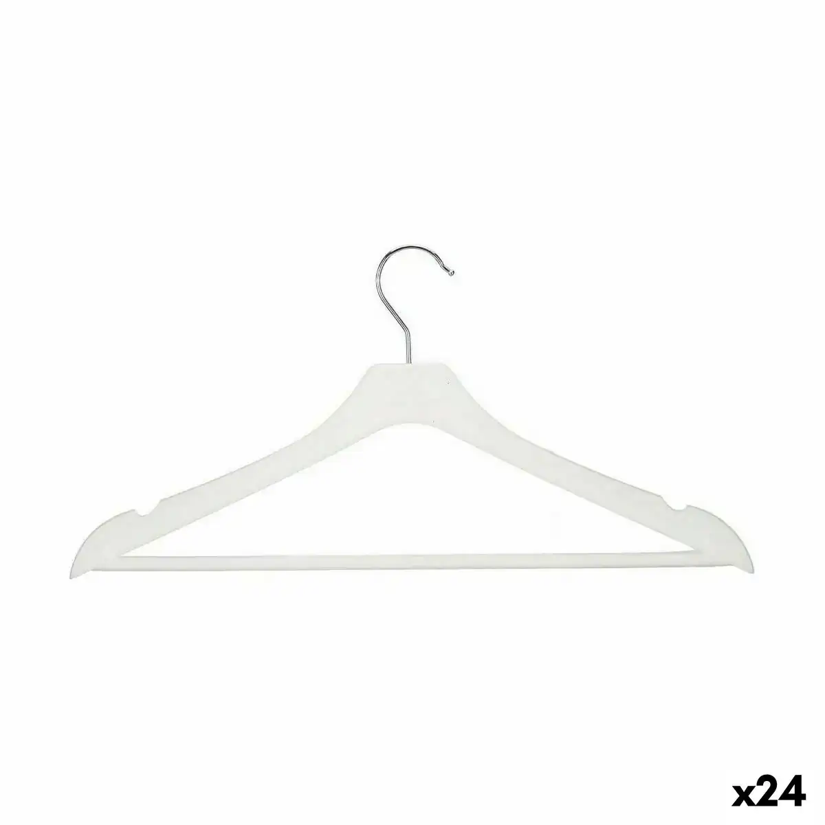 Jeu de porte manteaux blanc plastique 44 x 21 x 1 3 cm 24 unites _5361. DIAYTAR COTE D'IVOIRE - L'Art du Shopping Éclairé. Parcourez notre catalogue et choisissez parmi des produits de qualité qui satisferont vos besoins et votre style.