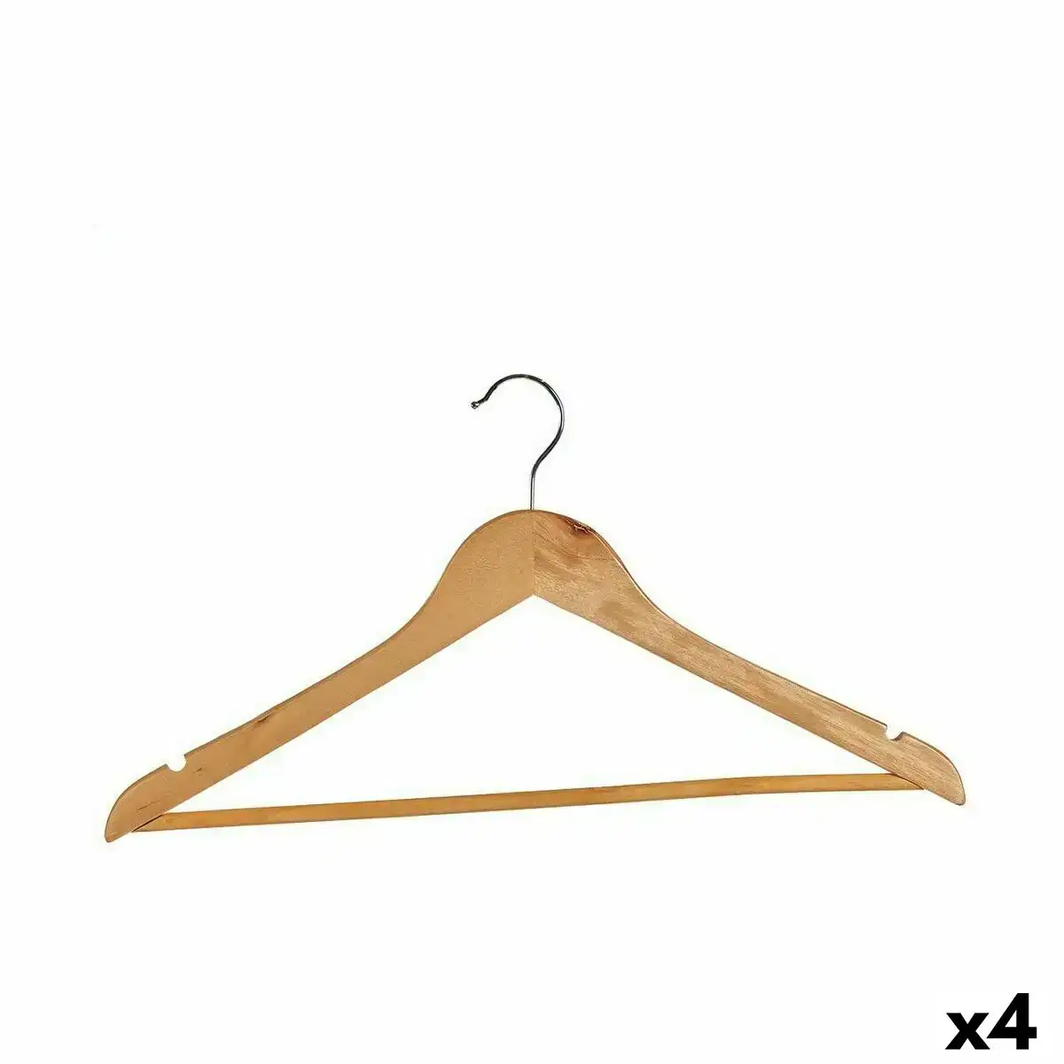 Jeu de porte manteaux marron naturel bois 45 5 x 21 5 x 1 cm 4 unites _3153. DIAYTAR COTE D'IVOIRE - Votre Plateforme Shopping de Confiance. Naviguez à travers nos rayons et choisissez des produits fiables qui répondent à vos besoins quotidiens.