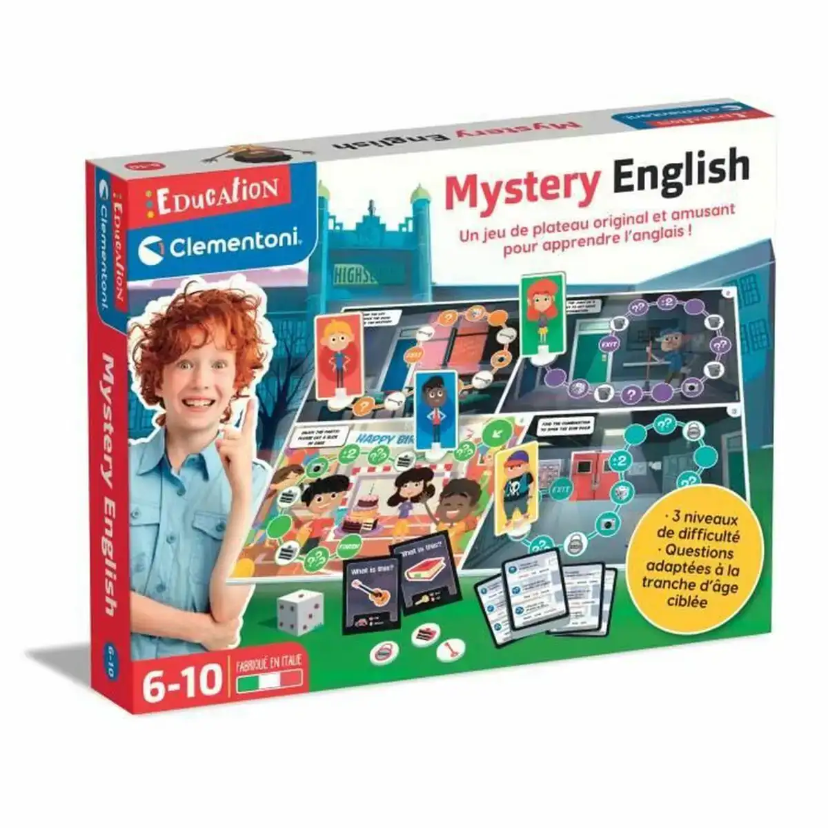 Jeu de societe clementoni mystery english fr _8013. Entrez dans l'Univers de DIAYTAR COTE D'IVOIRE - Votre Destination de Shopping Complète. Découvrez des produits qui reflètent la diversité et la richesse culturelle du Côte d'Ivoire, le tout à portée de clic.