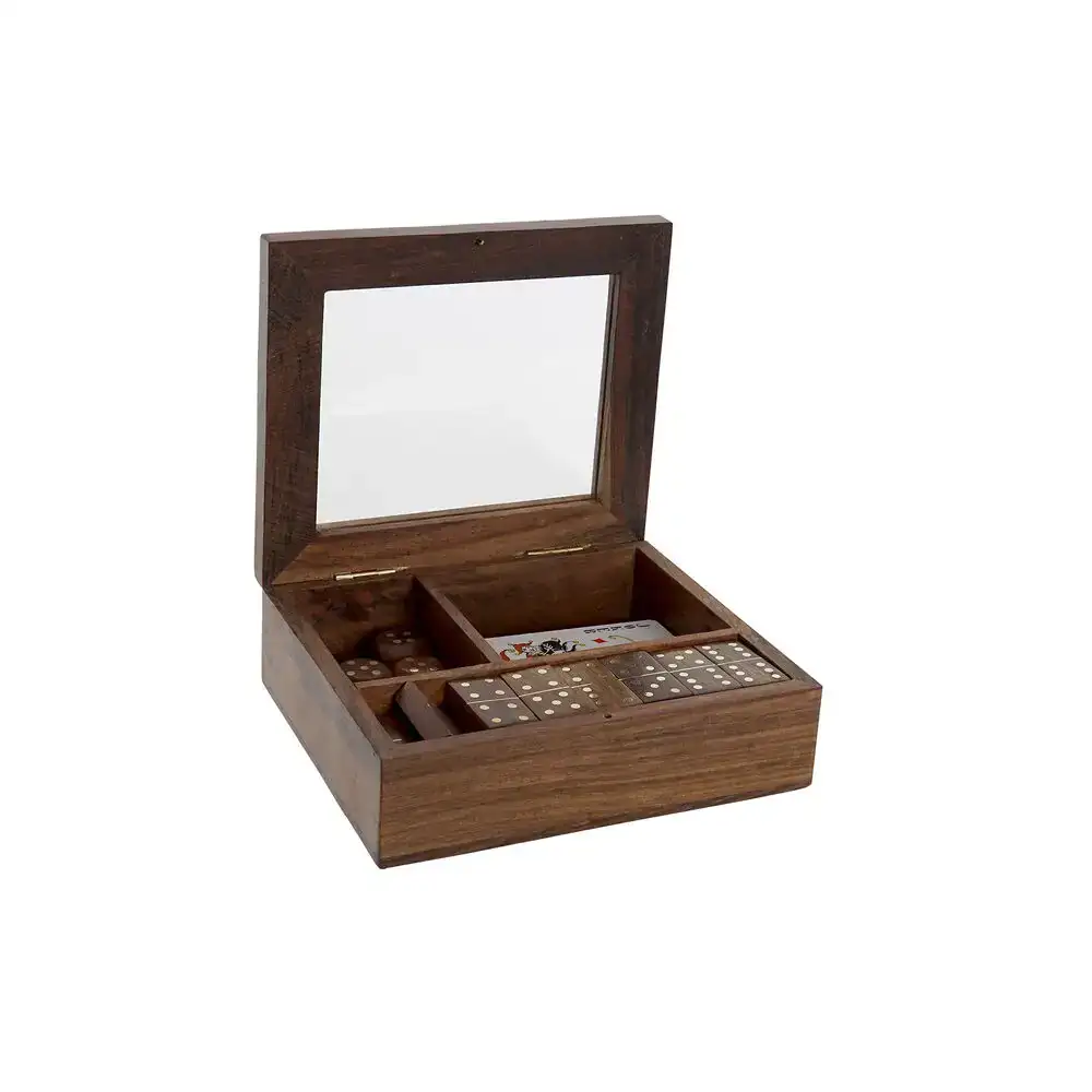 Jeu de societe dkd home decor sheesham 16 5 x 14 x 4 cm brun fonce 4 pieces_6740. DIAYTAR COTE D'IVOIRE - Où Choisir est un Acte d'Amour pour le Côte d'Ivoire. Explorez notre boutique en ligne et choisissez des articles qui célèbrent la culture et l'artisanat du pays.
