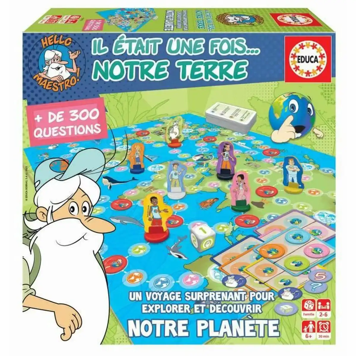 Jeu de societe educa ieuf our earth fr _3221. Entrez dans l'Univers de DIAYTAR COTE D'IVOIRE - Où Choisir est un Voyage. Explorez notre gamme diversifiée et trouvez des articles qui répondent à tous vos besoins et envies.