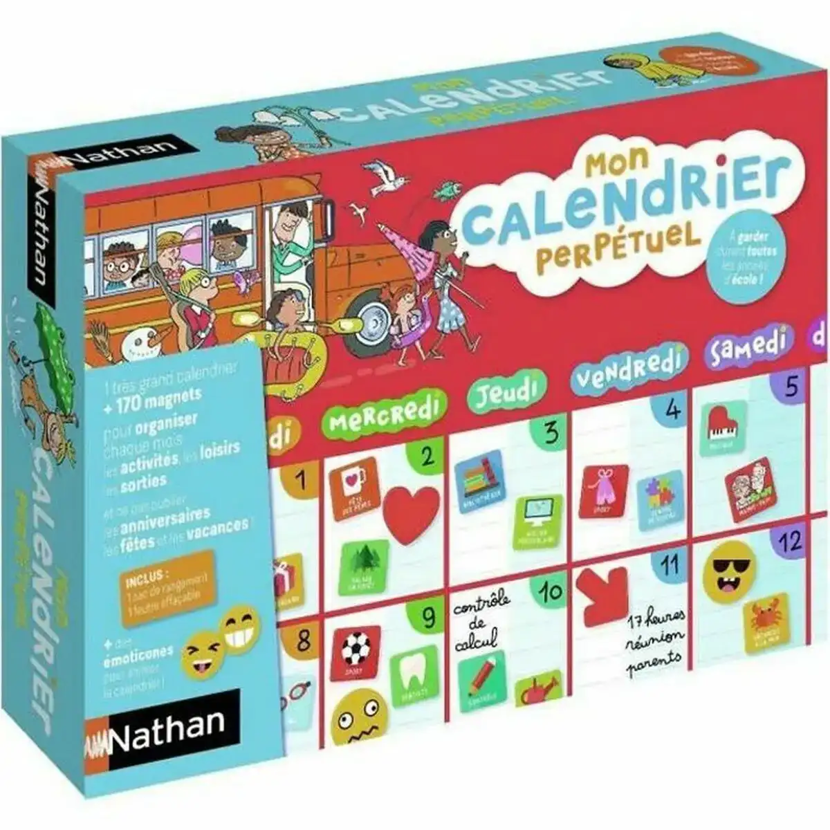 Jeu de societe nathan my perpetual magnetic calendar fr _4433. DIAYTAR COTE D'IVOIRE - Votre Destinée Shopping Personnalisée. Plongez dans notre boutique en ligne et créez votre propre expérience de shopping en choisissant parmi nos produits variés.