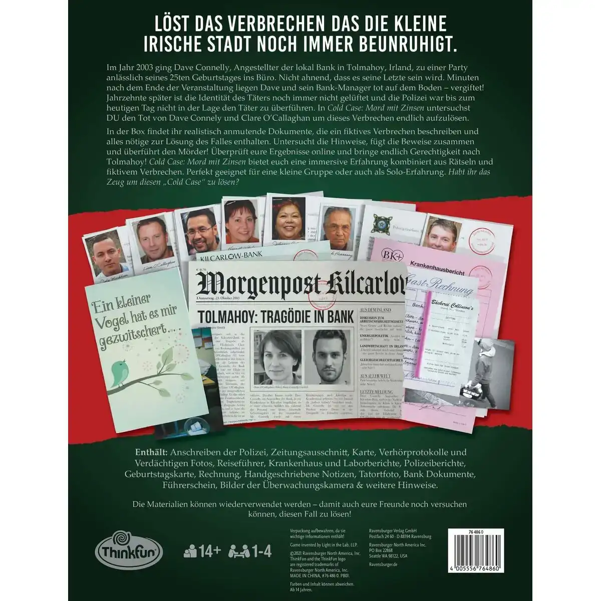 Jeu de societe ravensburger cold case mord mit zinsen reconditionne b _5937. Bienvenue chez DIAYTAR COTE D'IVOIRE - Où Chaque Produit a son Histoire. Plongez dans notre sélection diversifiée et découvrez des articles qui racontent le riche patrimoine sénégalais.