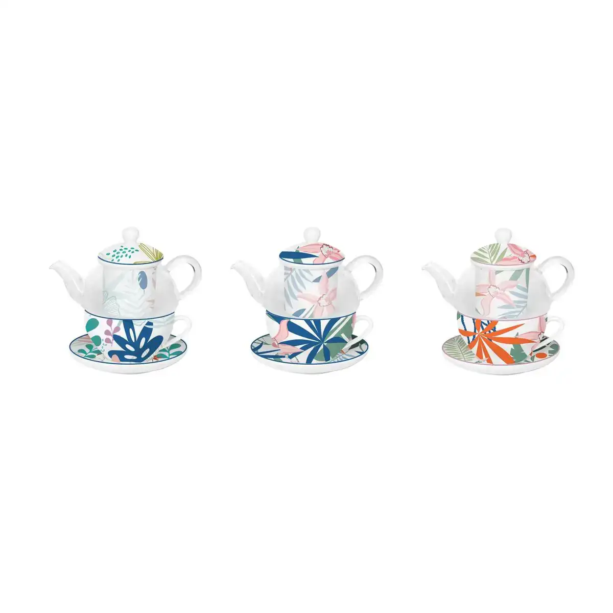 Jeu de theiere dkd home decor verre porcelaine bleu vert 3 unites _8963. DIAYTAR COTE D'IVOIRE - Votre Destination pour un Shopping Réfléchi. Découvrez notre gamme variée et choisissez des produits qui correspondent à vos valeurs et à votre style de vie.
