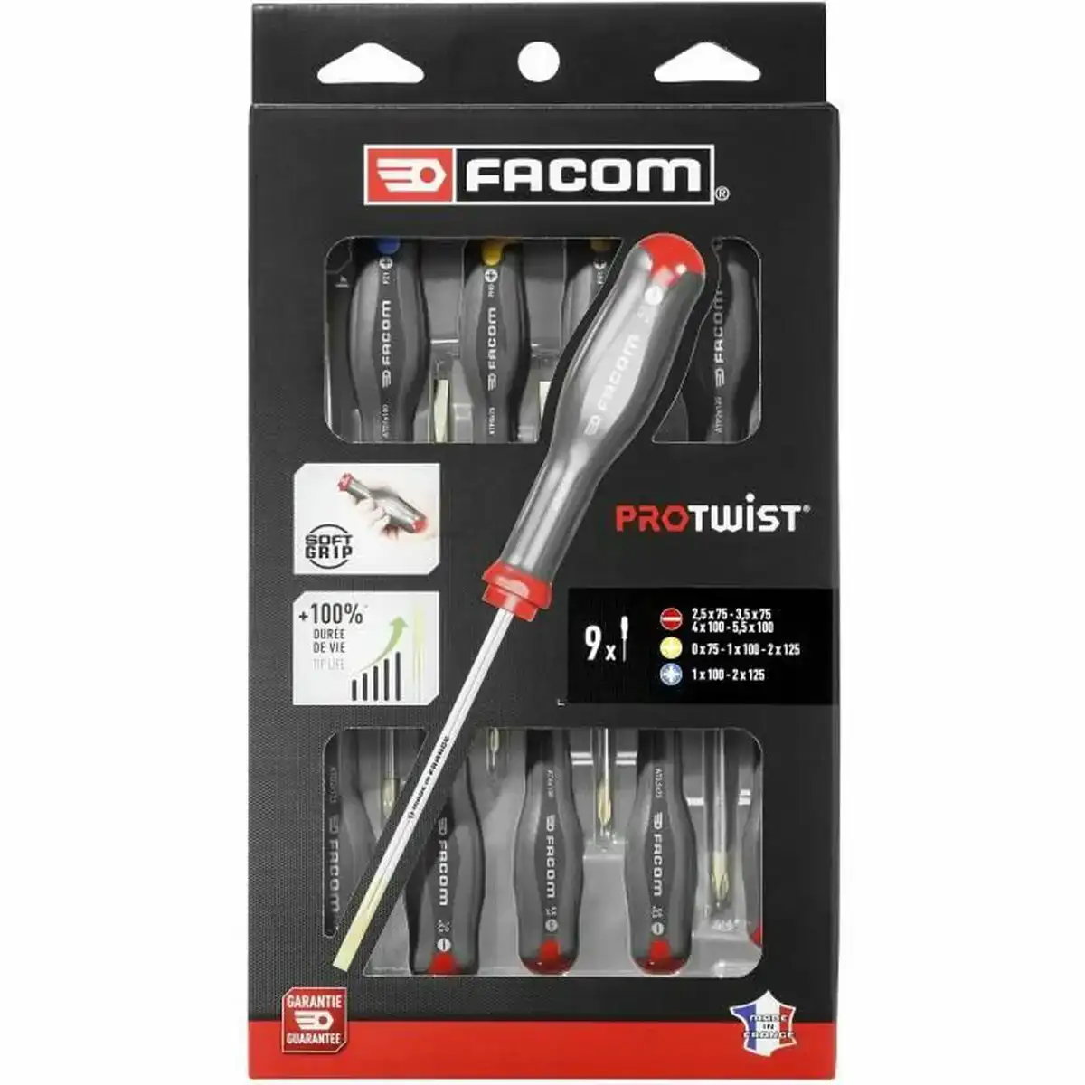 Jeu de tournevis facom 9 pieces jeu de tournevis_9123. DIAYTAR COTE D'IVOIRE - Où Choisir est un Plaisir Responsable. Parcourez notre catalogue et choisissez des produits qui incarnent notre engagement envers des pratiques durables et éthiques.