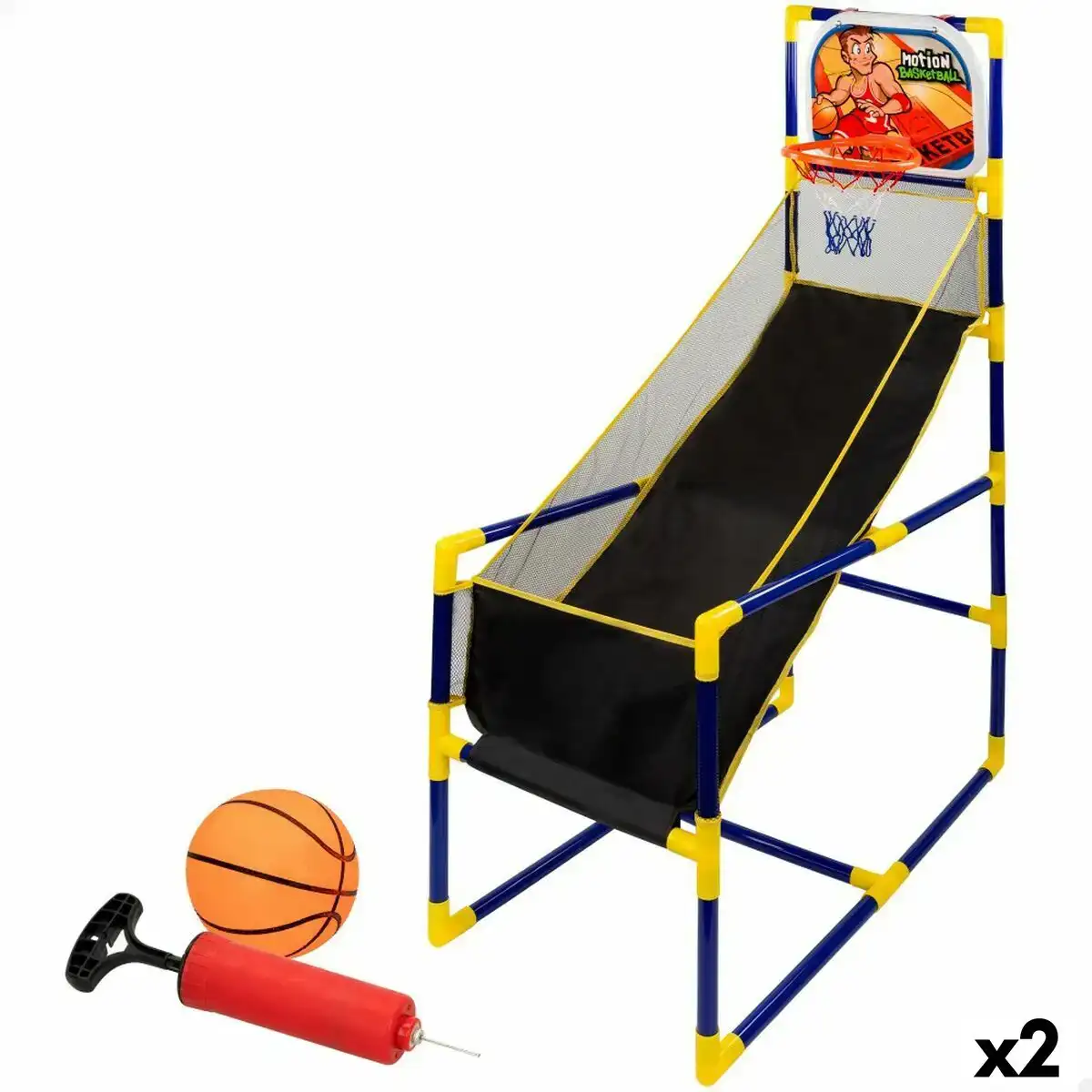 Jeu de visee colorbaby basket ball 45 5 x 139 x 90 cm 2 unites _4728. DIAYTAR COTE D'IVOIRE - Votre Destination Shopping Incontournable. Parcourez nos rayons virtuels et trouvez des articles qui répondent à tous vos besoins, du quotidien à l'exceptionnel.