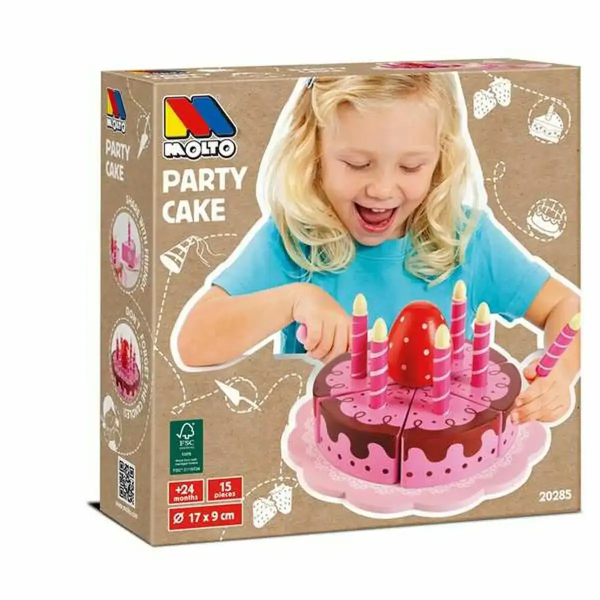 Jeu education enfant molto party cake_3504. DIAYTAR COTE D'IVOIRE - Votre Boutique en Ligne, Votre Choix Illimité. Parcourez nos rayons et découvrez des produits qui vous inspirent, de la mode à la maison et bien plus.