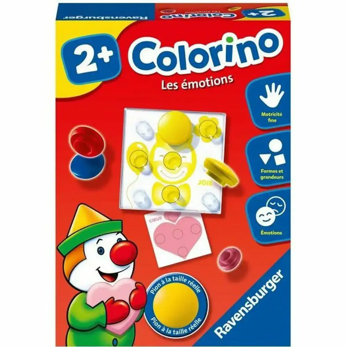 Jeu education enfant ravensburger colorino emotions jaune rose francais fr _8446. Votre Destination de Choix: DIAYTAR COTE D'IVOIRE - Où l'Authenticité Rencontre la Commodité. Faites l'expérience de magasiner en ligne pour des articles qui incarnent la richesse culturelle et la modernité du Côte d'Ivoire.