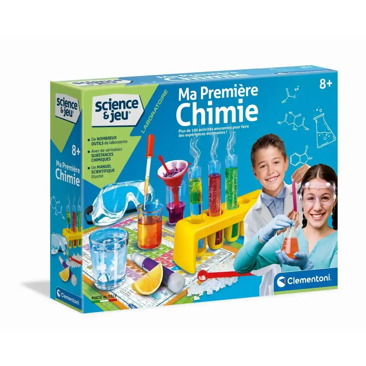 Jeu scientifique clementoni my first chemistry fr _8796. DIAYTAR COTE D'IVOIRE - Votre Plateforme pour un Shopping Inspiré. Explorez nos offres variées et découvrez des articles qui stimulent votre créativité et embellissent votre vie.