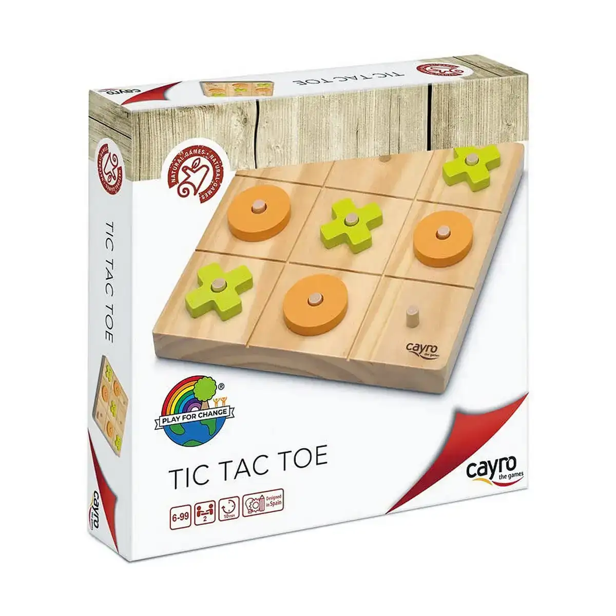 Jeu trois a la suite cayro tic tac toe bois 20 x 20 x 4 cm_4725. Entrez dans l'Univers de DIAYTAR COTE D'IVOIRE - Où l'Élégance et la Variété se Rencontrent. Parcourez notre catalogue pour dénicher des articles qui ajoutent une touche d'élégance à votre vie.
