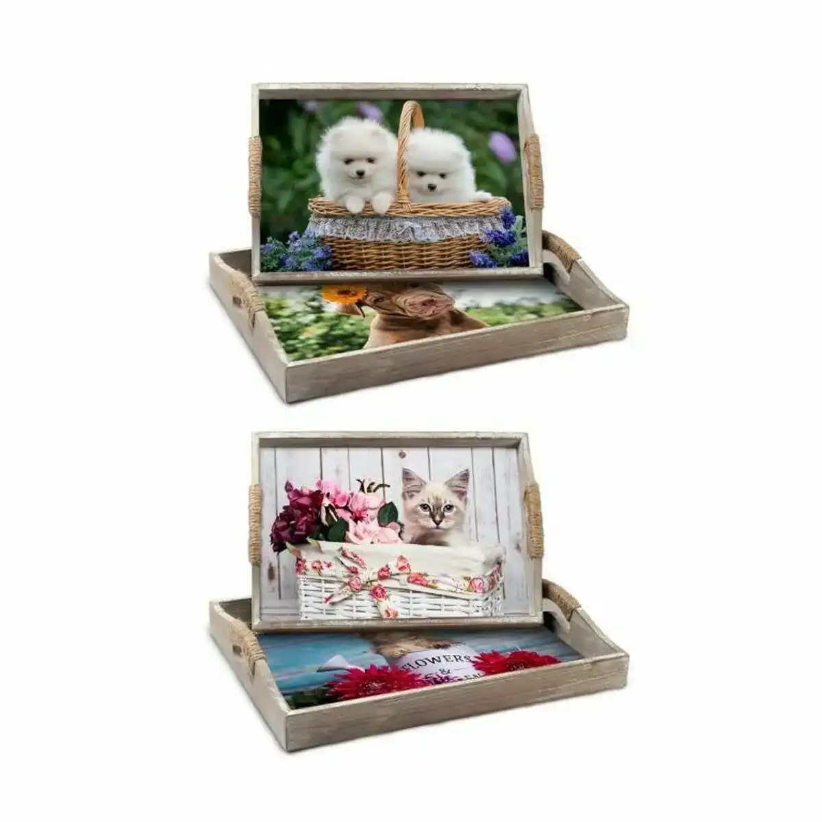 Jeux de plateaux dkd home decor multicouleur 40 x 30 x 6 cm bois mdf 2 unites _1522. Entrez dans l'Univers de DIAYTAR COTE D'IVOIRE - Où Chaque Produit a une Signification. Explorez notre gamme diversifiée et découvrez des articles qui résonnent avec votre vie.