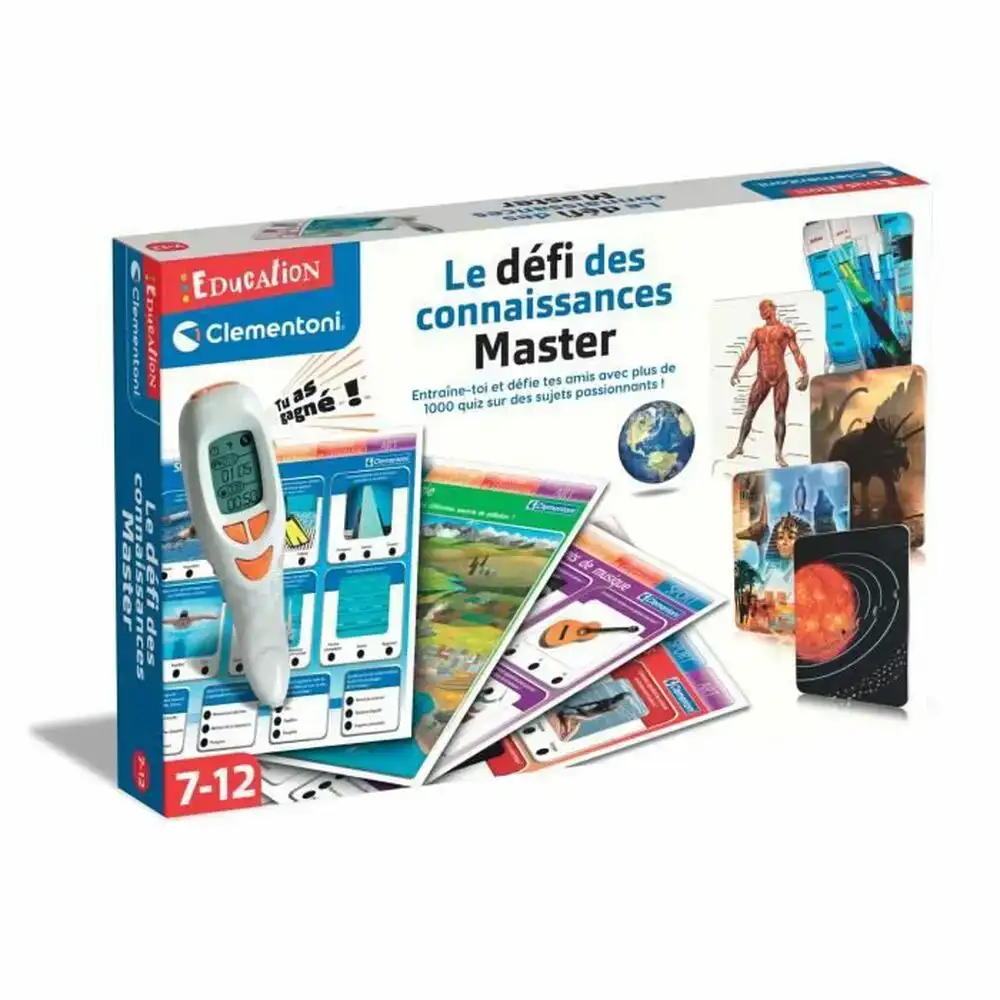 Jouet educatif clementoni the challenge of knowledge master multicouleur francais _9509. DIAYTAR COTE D'IVOIRE - Où Choisir Devient une Expression de Soi. Découvrez notre boutique en ligne et trouvez des articles qui révèlent votre personnalité et votre style.