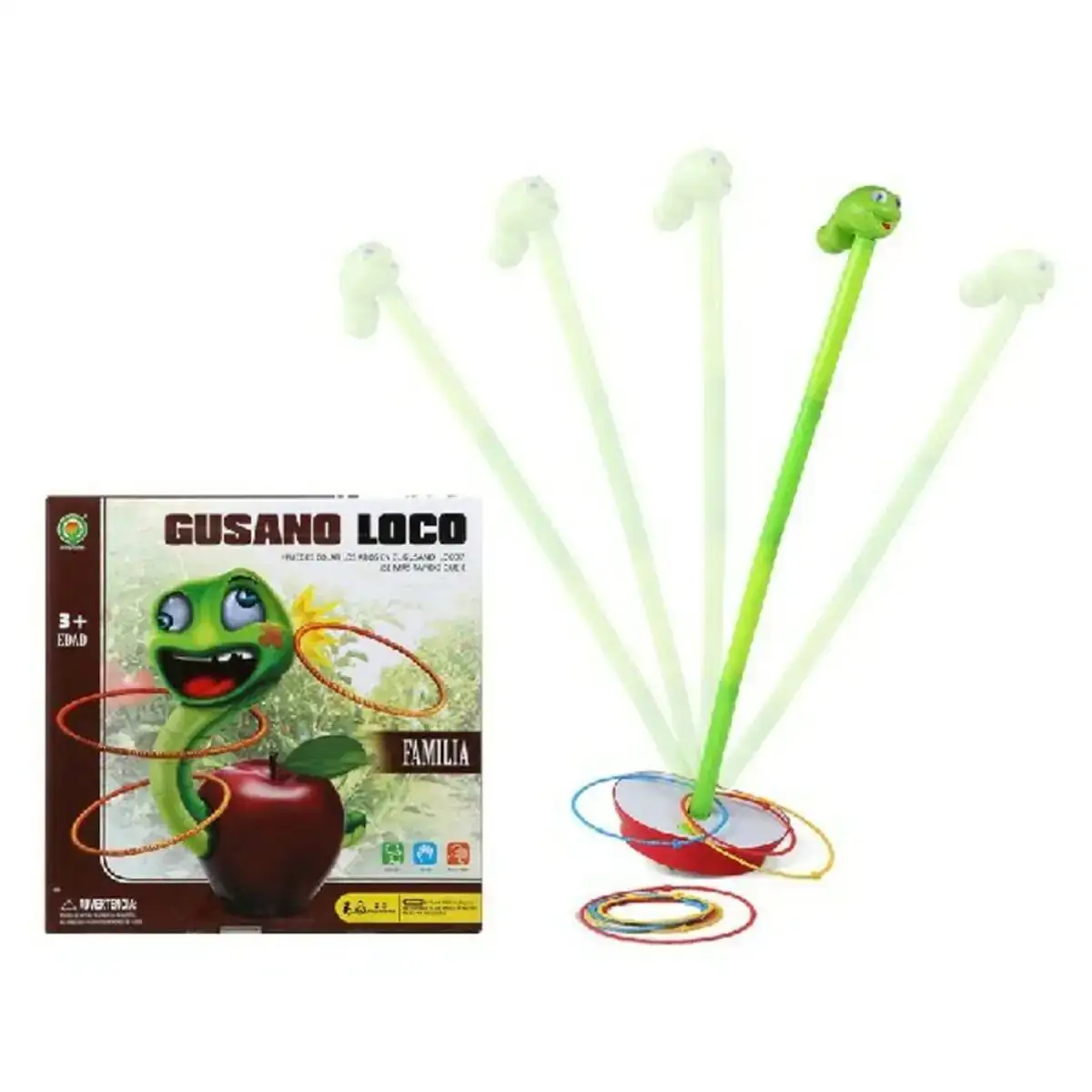 Jouet educatif crazy worm vert 26 x 26 x 8 cm _4847. Découvrez DIAYTAR COTE D'IVOIRE - Là où Votre Shopping Prend Vie. Plongez dans notre vaste sélection et trouvez des produits qui ajoutent une touche spéciale à votre quotidien.