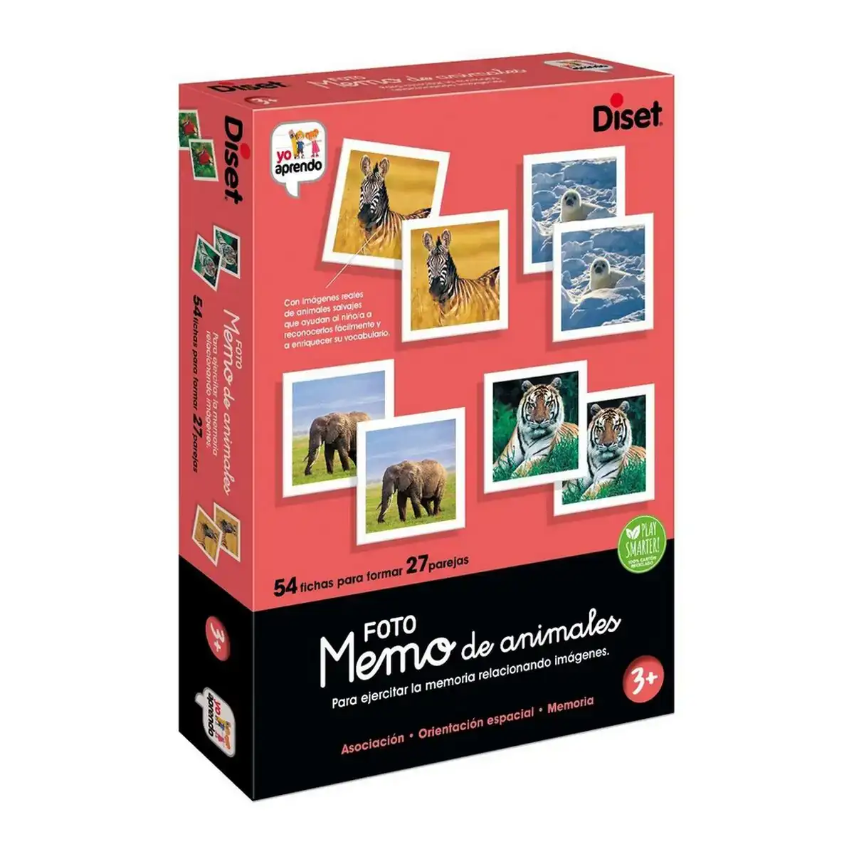 Jouet educatif diset memo photo animales 54 pieces_9553. DIAYTAR COTE D'IVOIRE - Là où Vos Rêves Prendent Forme. Plongez dans notre catalogue diversifié et trouvez des produits qui enrichiront votre quotidien, du pratique à l'exceptionnel.