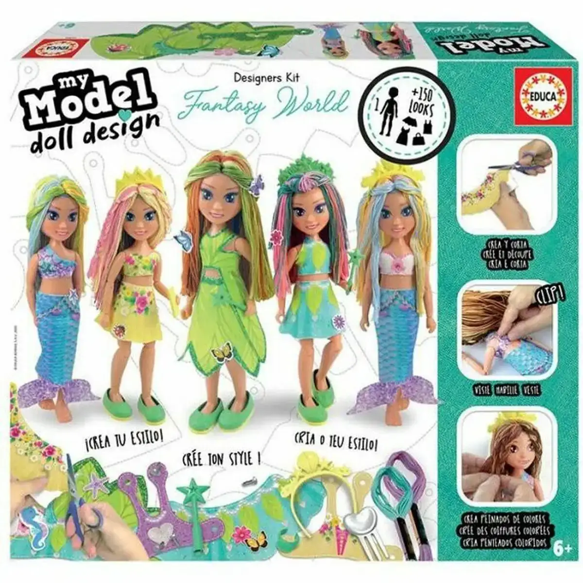 Jouet educatif educa 18366 my model doll_6842. Bienvenue sur DIAYTAR COTE D'IVOIRE - Où Choisir est un Voyage Sensoriel. Plongez dans notre catalogue et trouvez des produits qui éveillent vos sens et embellissent votre quotidien.