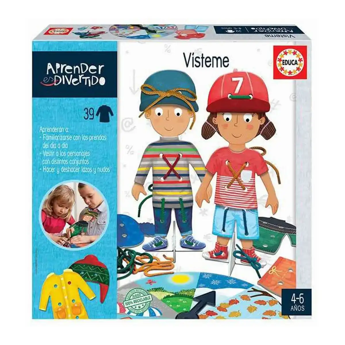 Jouet educatif educa aprender es divertido visteme 46 pieces_3320. DIAYTAR COTE D'IVOIRE - L'Art de Choisir, l'Art de S'émerveiller. Explorez notre boutique en ligne et choisissez des articles qui éveillent votre sens de l'émerveillement.