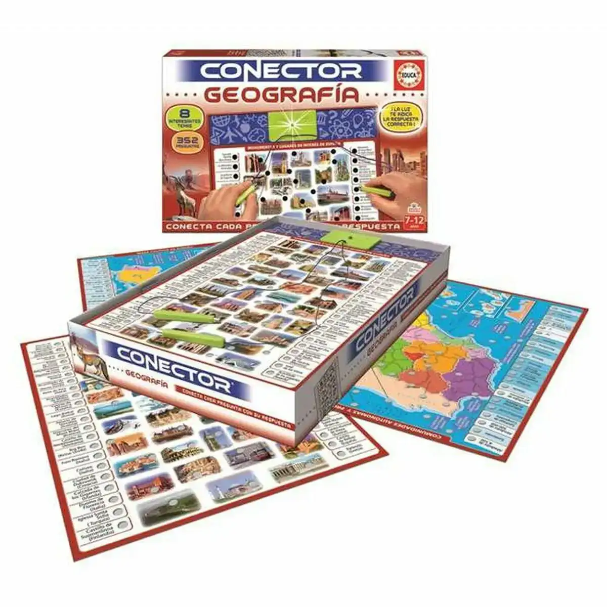 Jouet educatif educa conector geographie cartes et atlas_3851. DIAYTAR COTE D'IVOIRE - Où Choisir Rime avec Qualité. Découvrez notre sélection soigneusement conçue et choisissez des articles qui incarnent l'excellence et l'innovation.