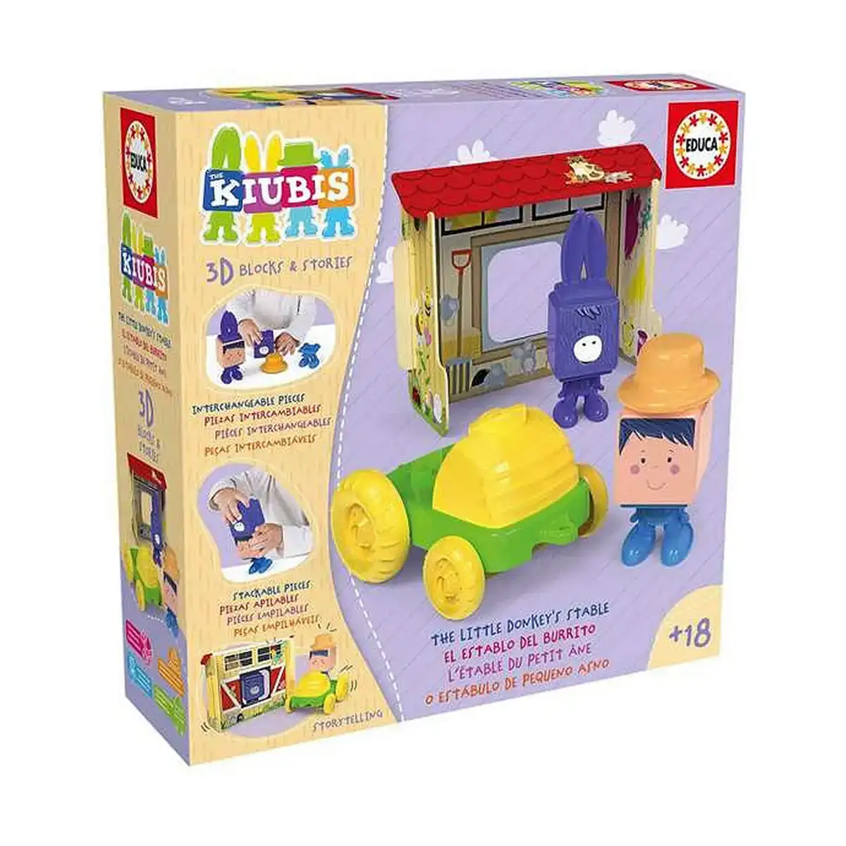 Jouet educatif educa the kiubis the little donkey s stable tracteur 10 pieces_9011. DIAYTAR COTE D'IVOIRE - Là où les Rêves de Shopping Deviennent Réalité. Naviguez à travers notre catalogue diversifié et choisissez parmi une variété d'articles qui feront de votre shopping une expérience inoubliable.
