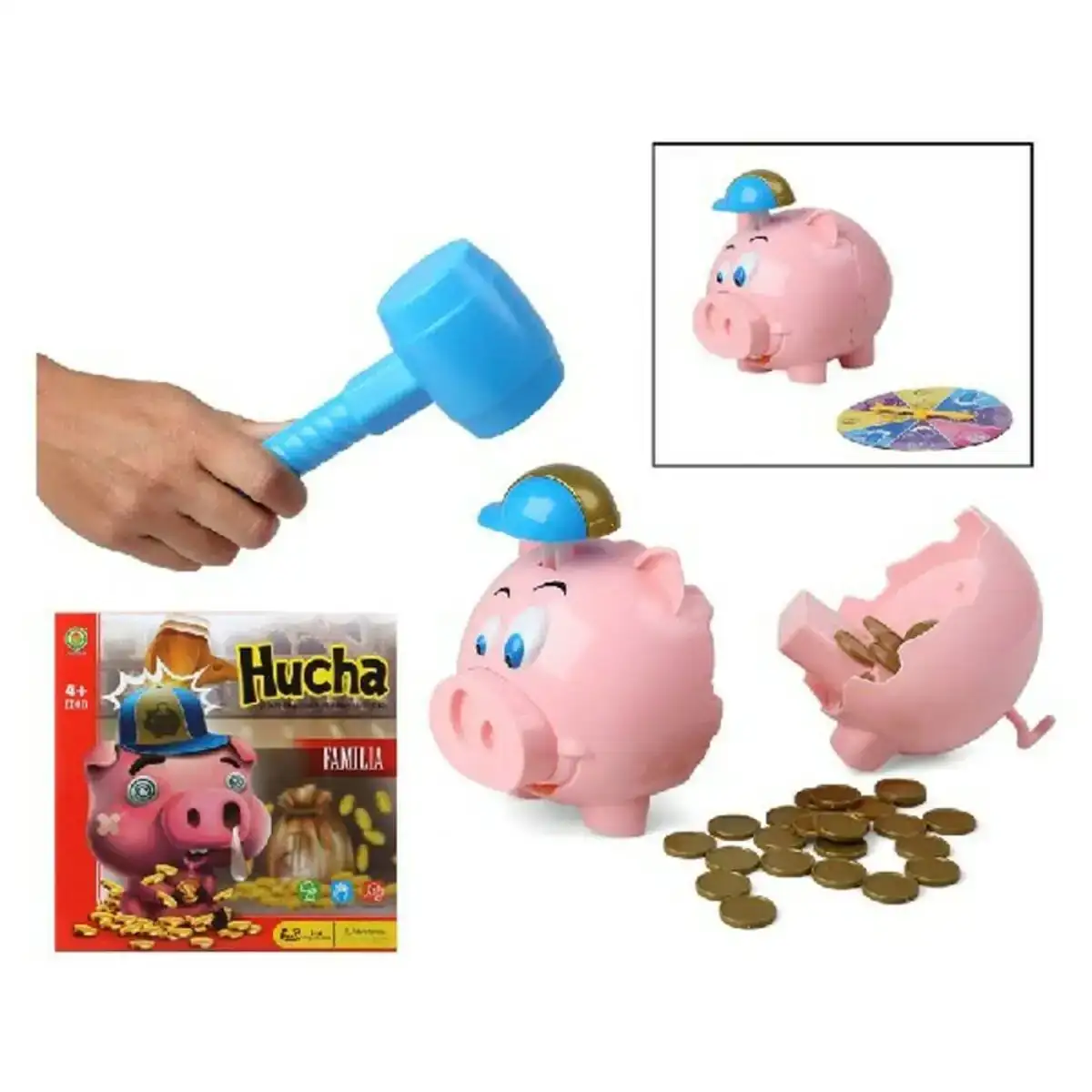 Jouet educatif piggy bank espagnol rose 27 x 27 cm _6342. Bienvenue sur DIAYTAR COTE D'IVOIRE - Où l'Élégance Rencontrer la Tradition. Explorez notre gamme variée et trouvez des articles qui marient le chic moderne au charme ancestral.