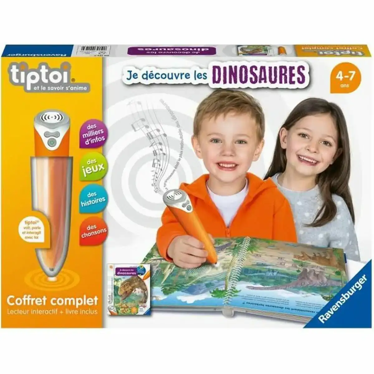 Jouet educatif ravensburger dinosaures francais _1449. DIAYTAR COTE D'IVOIRE - Où le Shopping Devient une Aventure Culturelle. Plongez dans notre univers de produits qui célèbrent l'héritage et l'artisanat du Côte d'Ivoire.