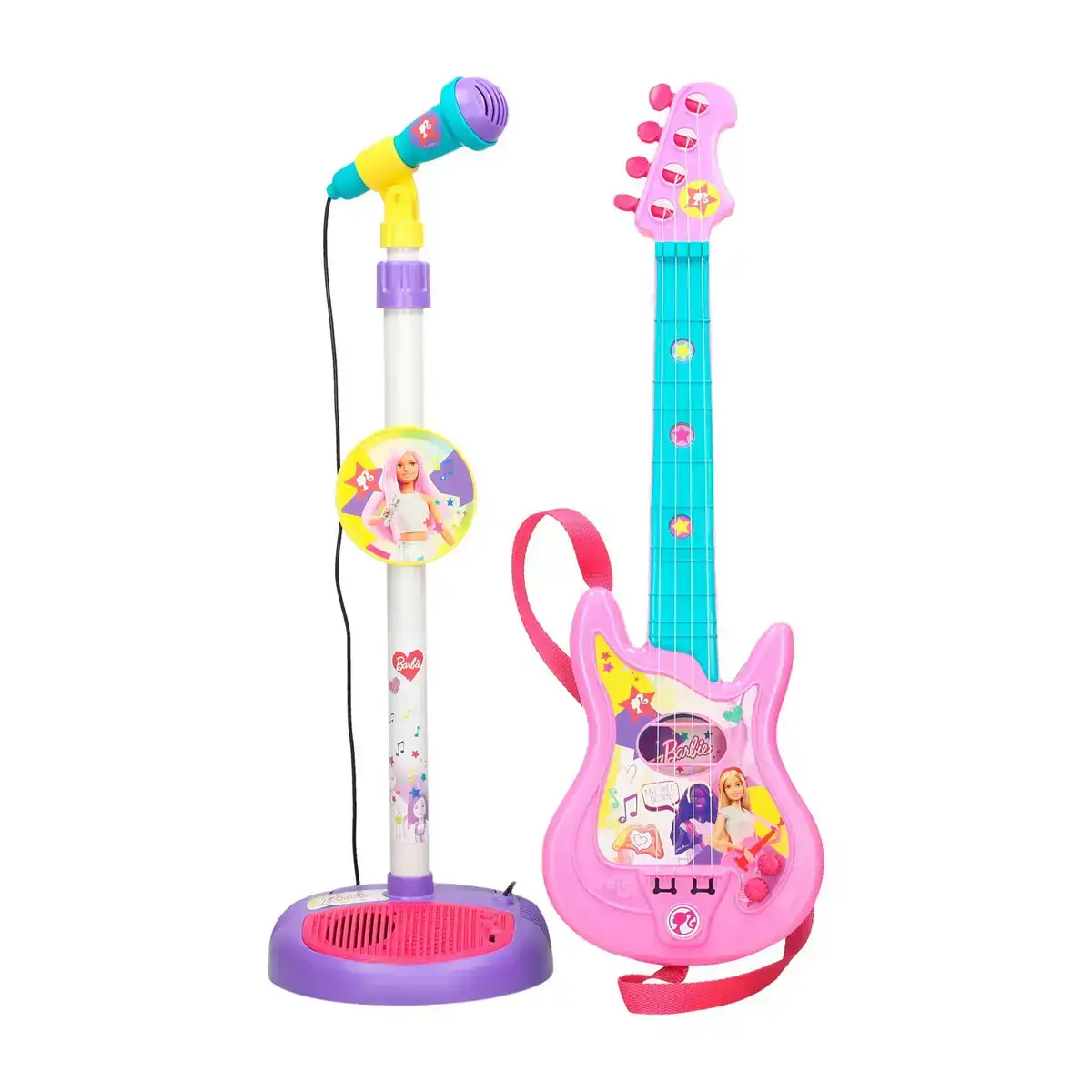 Jouet musical barbie microphone guitare pour enfant_7898. Bienvenue sur DIAYTAR COTE D'IVOIRE - Où Choisir est un Voyage Passionnant. Plongez dans notre catalogue et trouvez des produits qui révèlent la diversité et la beauté du Côte d'Ivoire.
