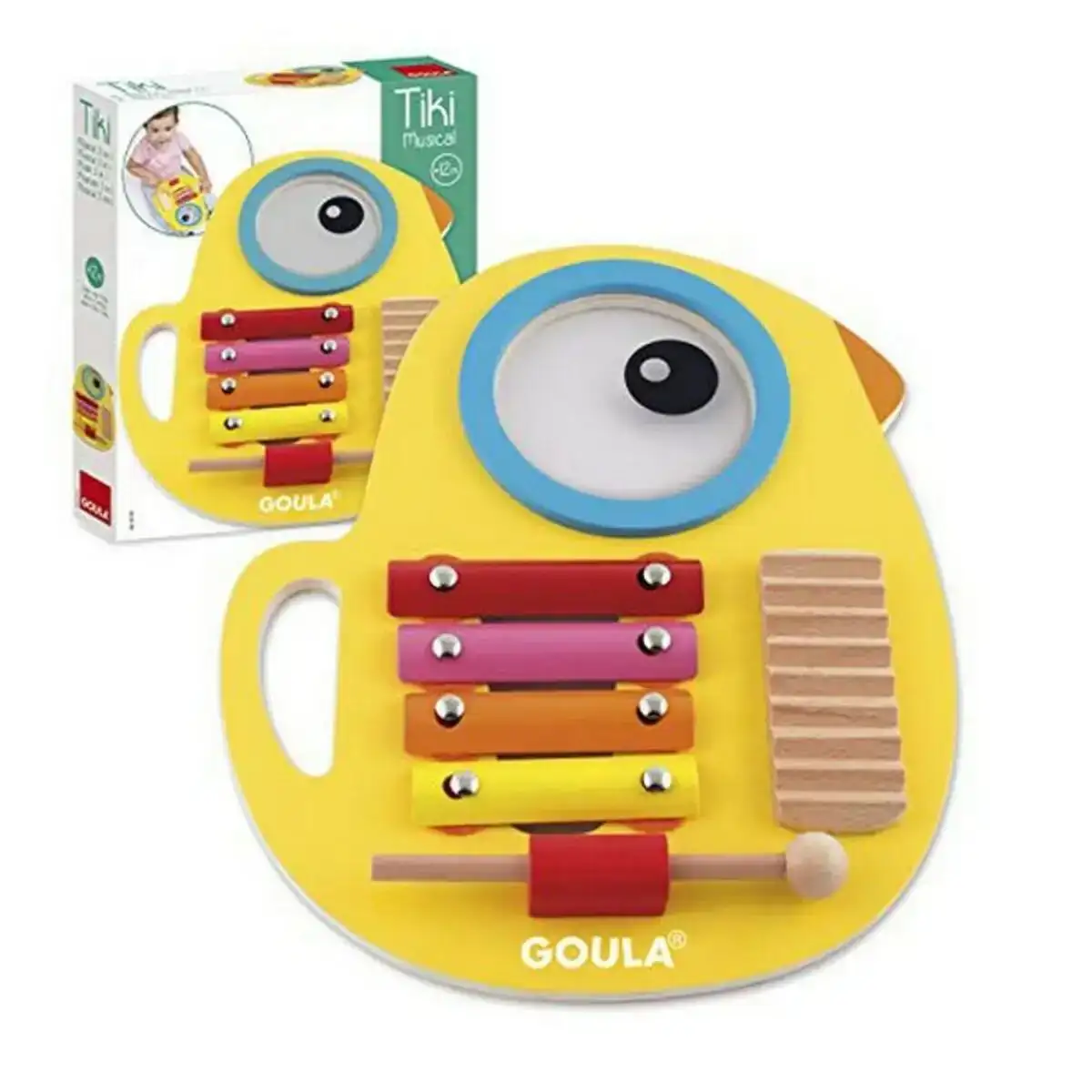 Jouet musical goula d53132 jaune bois_6775. DIAYTAR COTE D'IVOIRE - Où Choisir est une Célébration. Découvrez notre sélection de produits qui représentent la diversité et la joie du Côte d'Ivoire, à chaque étape de votre vie.