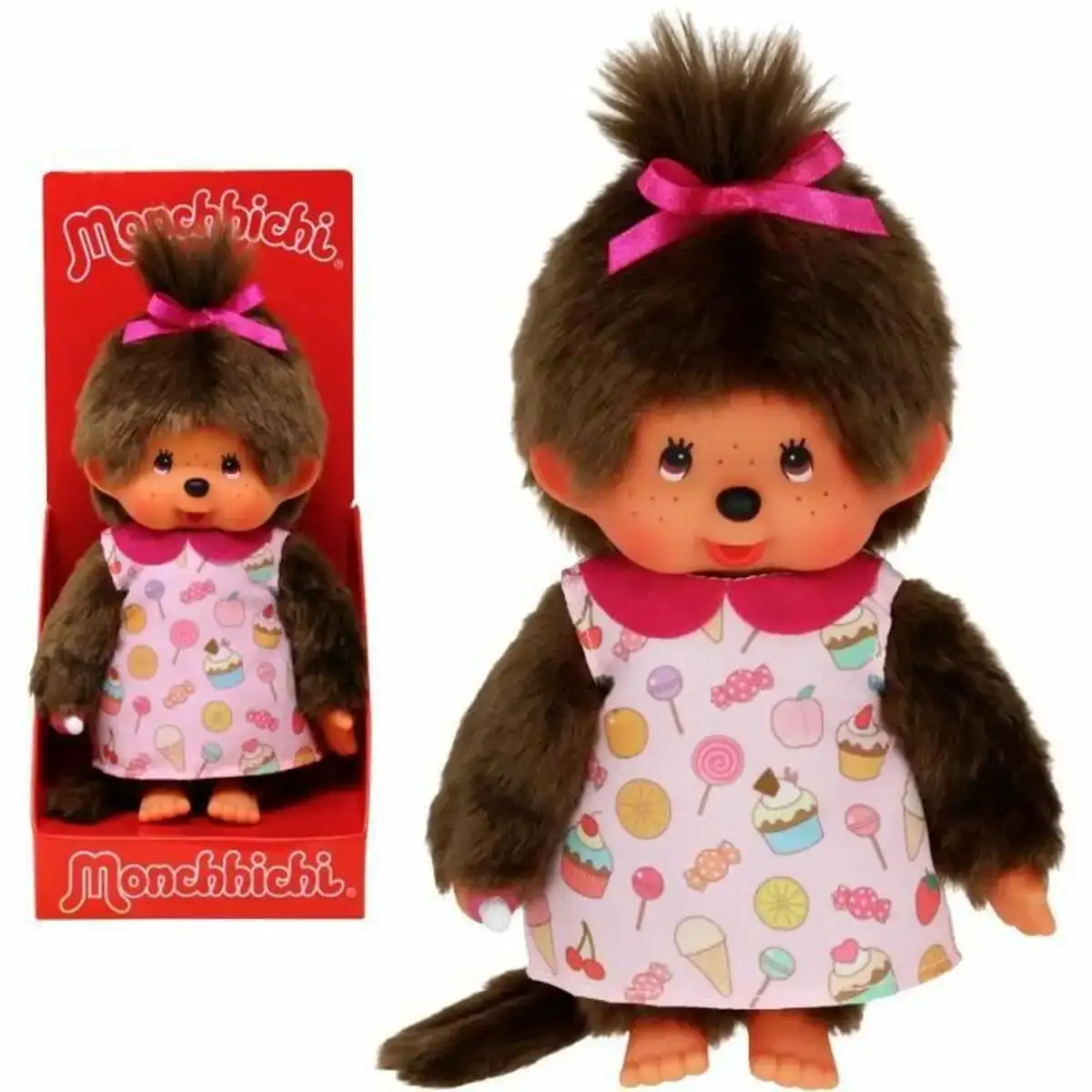 Jouet peluche bandai monchhichi _4703. DIAYTAR COTE D'IVOIRE - Votre Paradis Shopping au Cœur du Côte d'Ivoire. Explorez notre boutique en ligne et découvrez des produits conçus pour enchanter chaque aspect de votre vie.