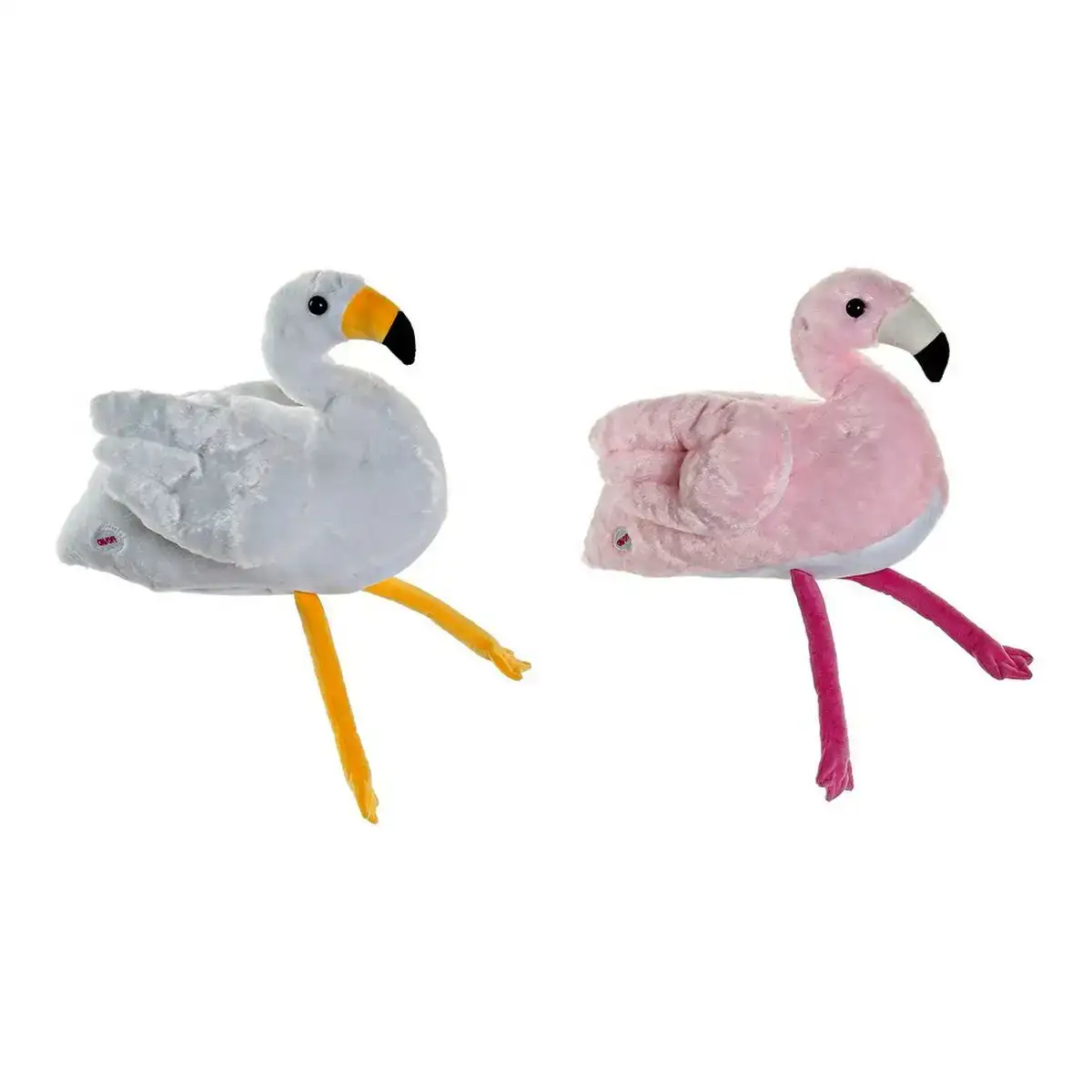 Jouet peluche dkd home decor blanc rose enfant flamant rose 34 x 25 x 27 cm 2 unites _9605. DIAYTAR COTE D'IVOIRE - Là où Chaque Achat a du Sens. Explorez notre gamme et choisissez des produits qui racontent une histoire, votre histoire.