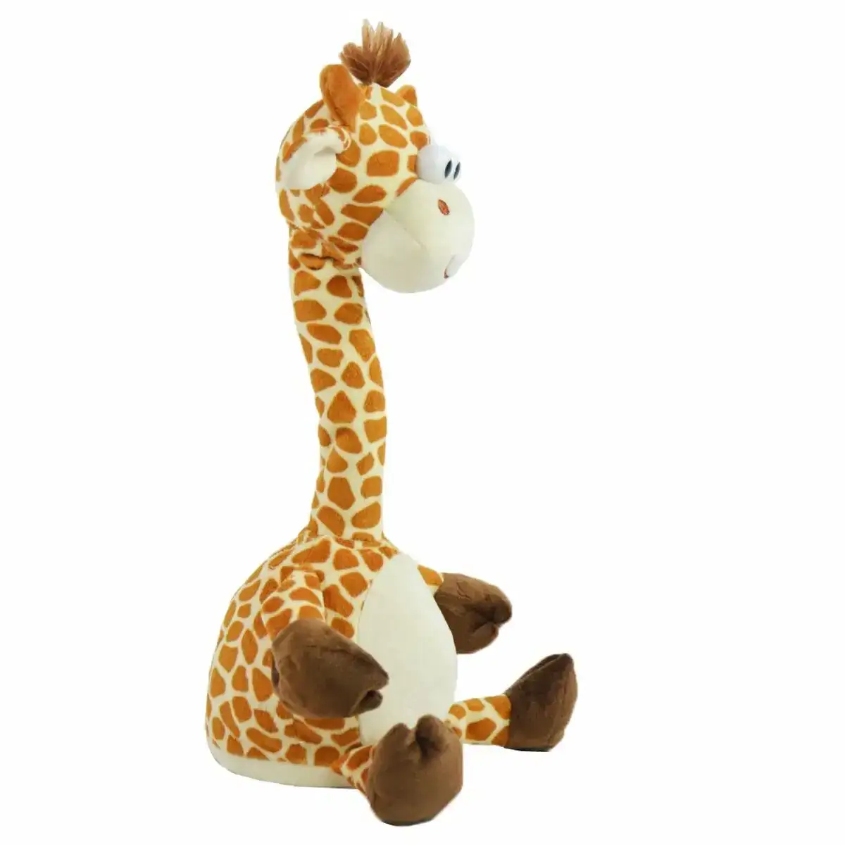 Jouet peluche girafe polyester multicouleur reconditionne a _1938. DIAYTAR COTE D'IVOIRE - Là où Chaque Clic Compte. Parcourez notre boutique en ligne et laissez-vous guider vers des trouvailles uniques qui enrichiront votre quotidien.