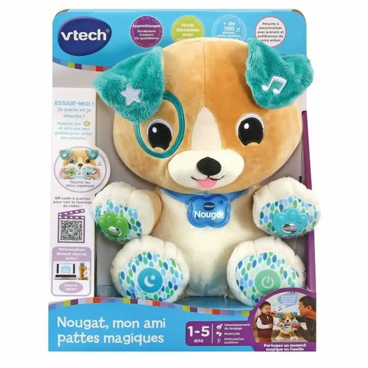 Jouet peluche vtech nougat my magic paws friend 1 5 ans musical_2004. DIAYTAR COTE D'IVOIRE - Là où Chaque Produit a son Histoire. Découvrez notre gamme de produits, chacun portant en lui le récit de l'artisanat et de la passion, pour vous offrir une expérience de shopping authentique.