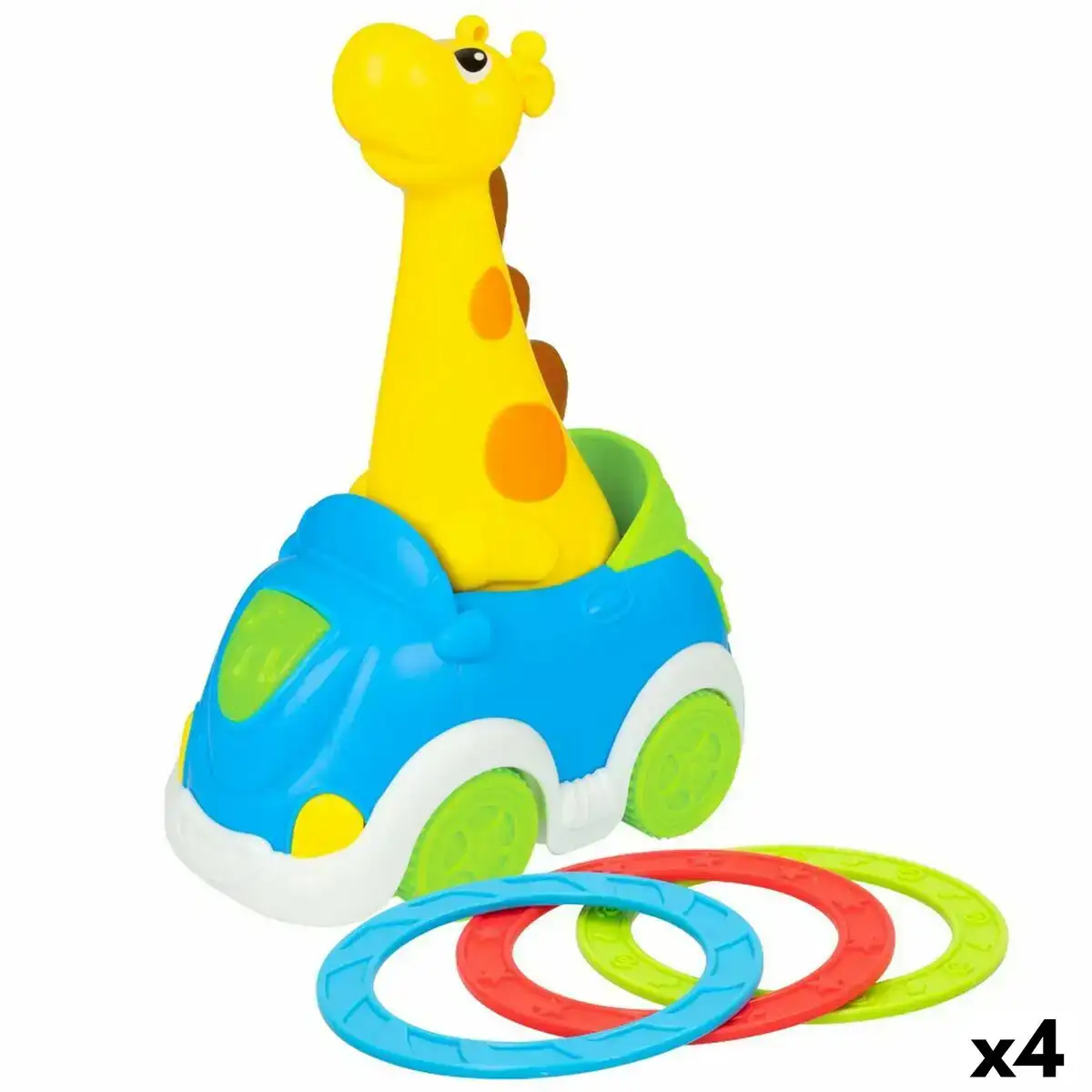 Jouet pour bebe winfun girafe 17 x 24 x 9 cm 4 unites_2165. DIAYTAR COTE D'IVOIRE - L'Art de Choisir, l'Art de Vivre. Explorez notre univers de produits soigneusement sélectionnés pour vous offrir une expérience shopping riche et gratifiante.