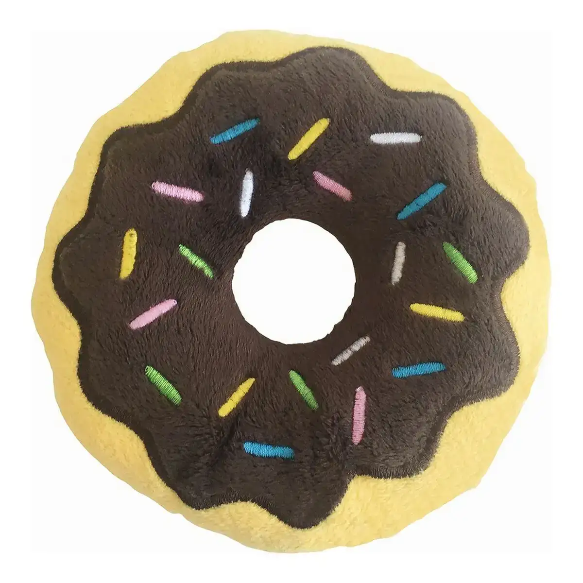 Jouet pour chien en peluche gloria 3 x 5 x 14 cm chocolat donut marron_5896. DIAYTAR COTE D'IVOIRE - L'Art de Choisir, l'Art de Se Distinquer. Naviguez à travers notre catalogue et choisissez des produits qui ajoutent une note d'élégance à votre style unique.
