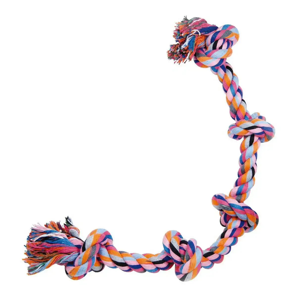 Jouet pour chien gloria multicouleur noeud coton 2 5 x 60 cm _9006. DIAYTAR COTE D'IVOIRE - Votre Passage vers la Découverte. Explorez notre boutique en ligne pour trouver des trésors qui vous attendent, du traditionnel à l'avant-garde.