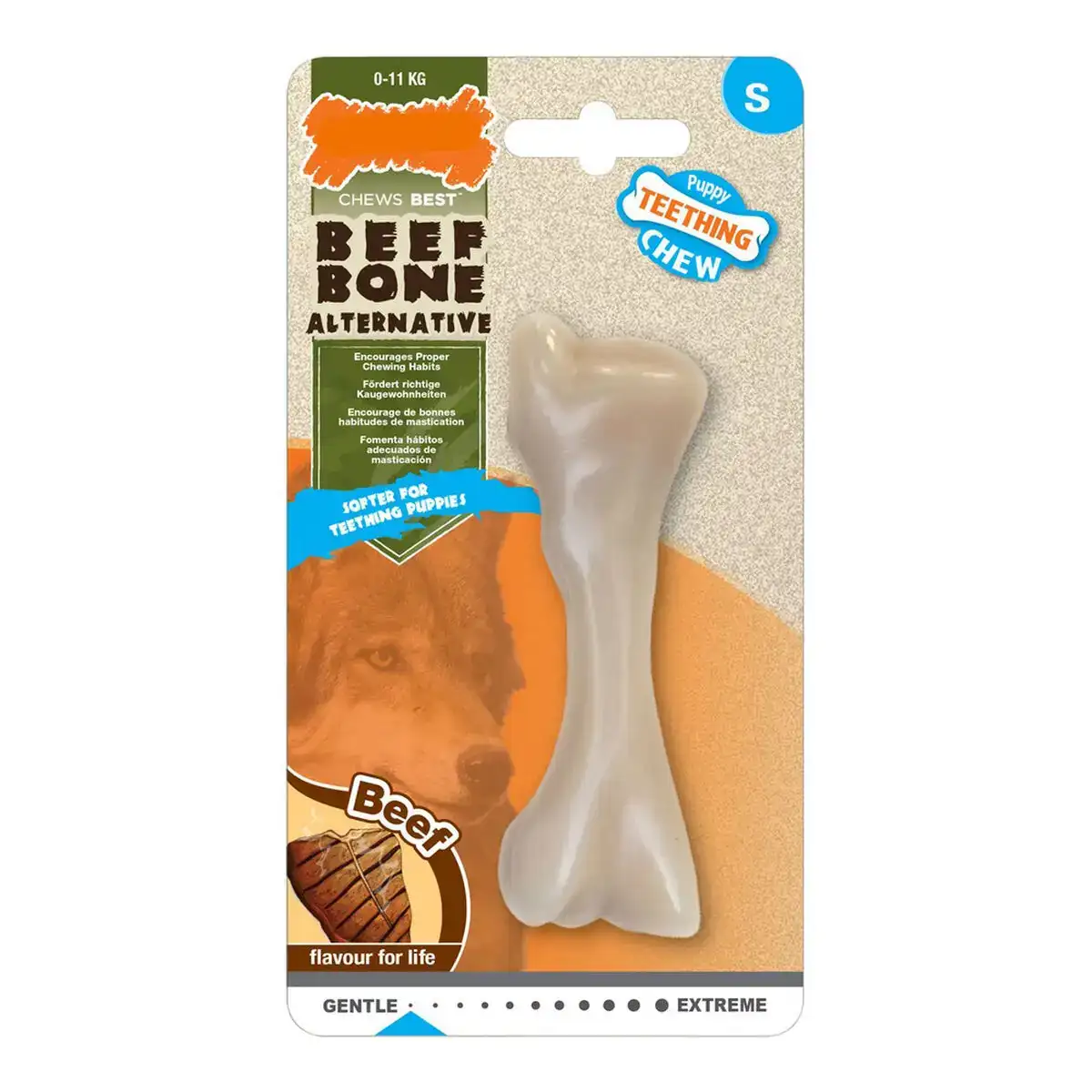 Jouet pour chien nylabone beef bone chiots taille s thermoplastique viande de boeuf_9705. DIAYTAR COTE D'IVOIRE - Où Chaque Produit a sa Place. Parcourez notre catalogue et choisissez des articles qui s'intègrent parfaitement à votre style et à votre espace.