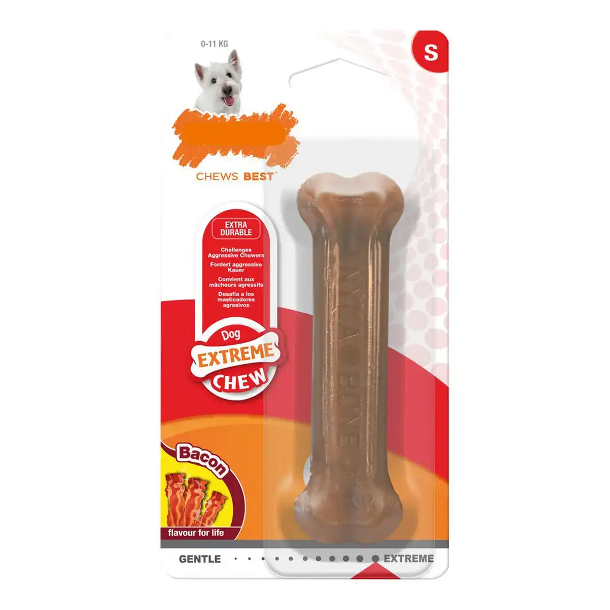 Jouet pour chien nylabone dura chew bacon taille s nylon_2885. DIAYTAR COTE D'IVOIRE - Où Choisir Devient une Expérience Personnalisée. Explorez notre boutique en ligne pour découvrir des produits qui s'adaptent à votre style et à votre essence.