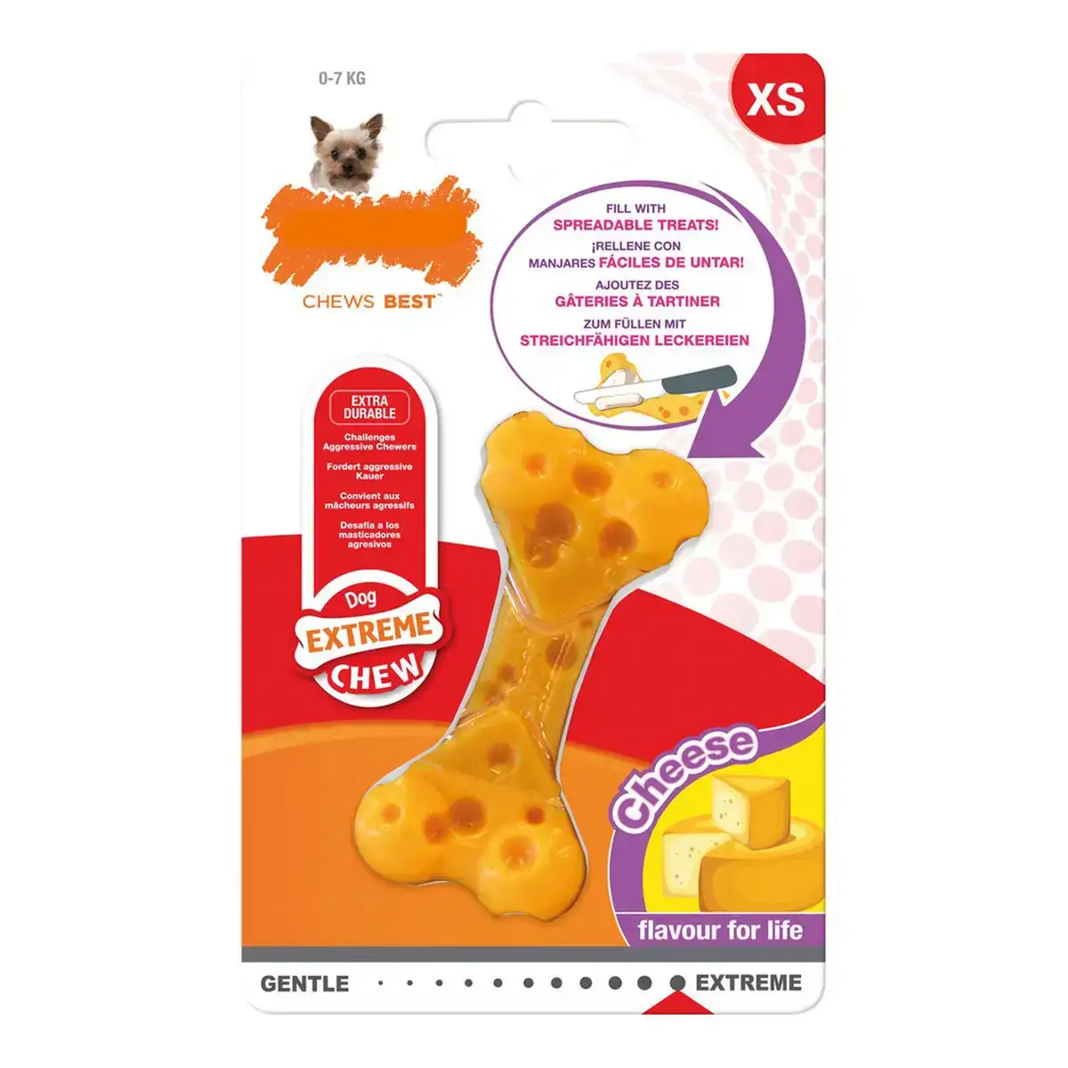 Jouet pour chien nylabone dura chew fromage nylon taille xs_7524. Bienvenue sur DIAYTAR COTE D'IVOIRE - Où Choisir est un Voyage Sensoriel. Plongez dans notre catalogue et trouvez des produits qui éveillent vos sens et embellissent votre quotidien.