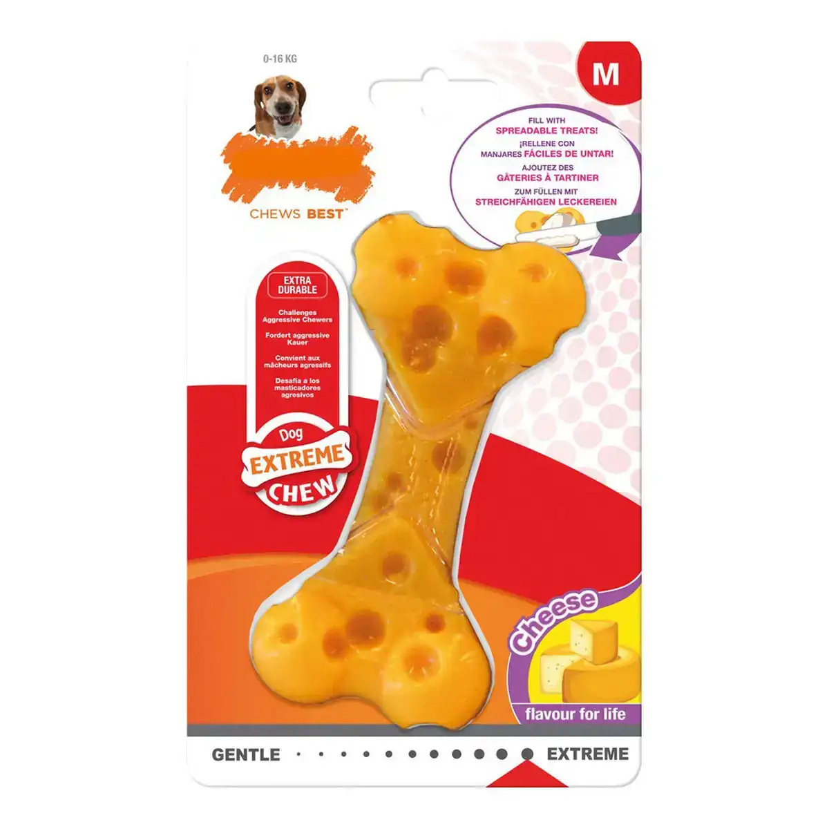 Jouet pour chien nylabone dura chew fromage taille m nylon_8003. DIAYTAR COTE D'IVOIRE - L'Art de Vivre le Shopping Authentique. Découvrez notre boutique en ligne et trouvez des produits qui incarnent la passion et le savoir-faire du Côte d'Ivoire.