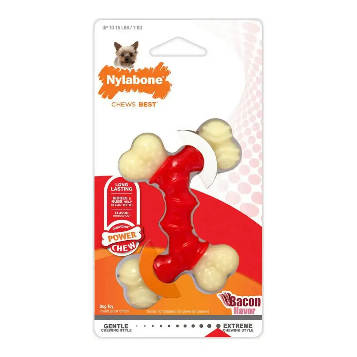 Jouet pour chien nylabone extreme chew double bacon taille m nylon thermoplastique_1430. DIAYTAR COTE D'IVOIRE - L'Art de Vivre le Shopping en Ligne. Découvrez notre plateforme intuitive et trouvez des produits qui vous inspirent et vous enchantent, à chaque clic.
