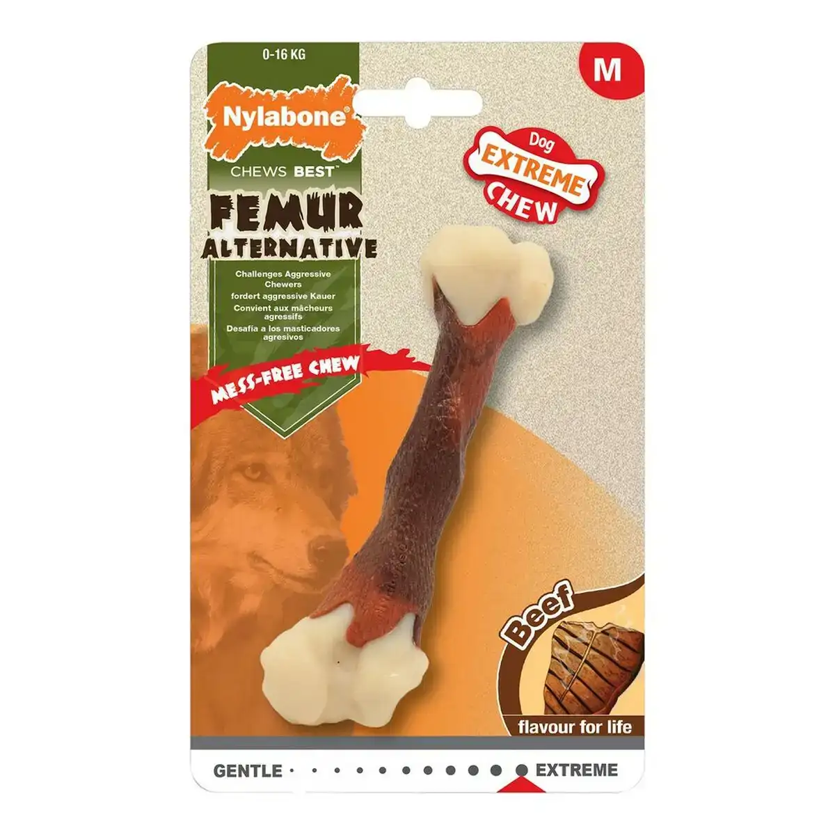 Jouet pour chien nylabone extreme chew femur veau taille m nylon viande de boeuf_7371. DIAYTAR COTE D'IVOIRE - Où Chaque Achat Raconte une Histoire. Parcourez notre boutique en ligne pour trouver des articles qui évoquent le savoir-faire et la tradition du Côte d'Ivoire.