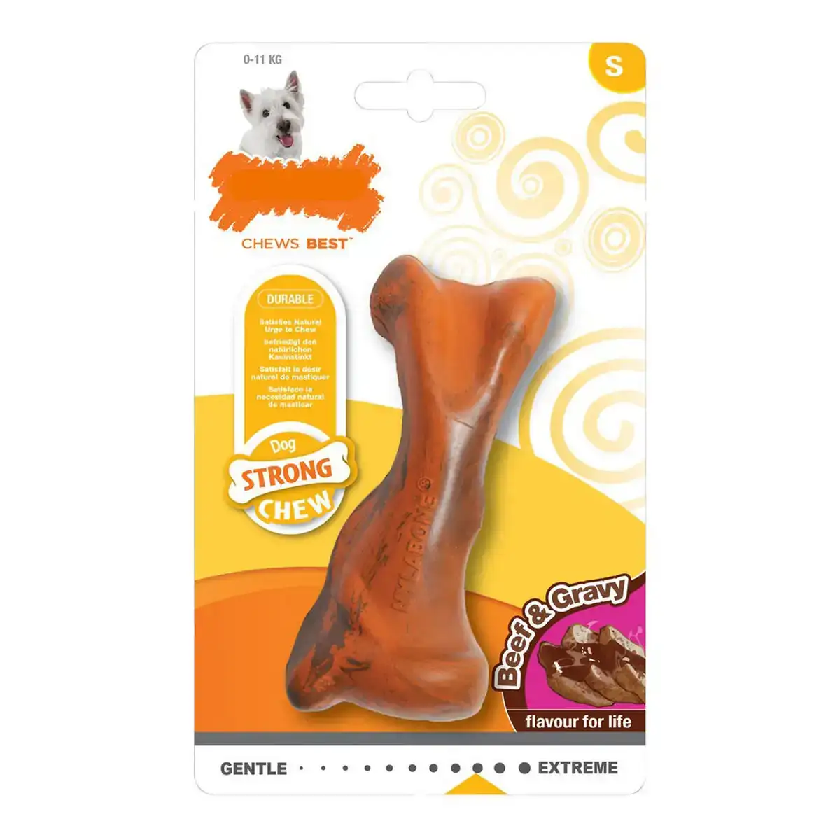 Jouet pour chien nylabone strong chew sauce viande caoutchouc taille s_8507. DIAYTAR COTE D'IVOIRE - Là où Chaque Produit Est une Trouvaille. Explorez notre sélection minutieuse et découvrez des articles qui correspondent à votre style de vie et à vos aspirations.